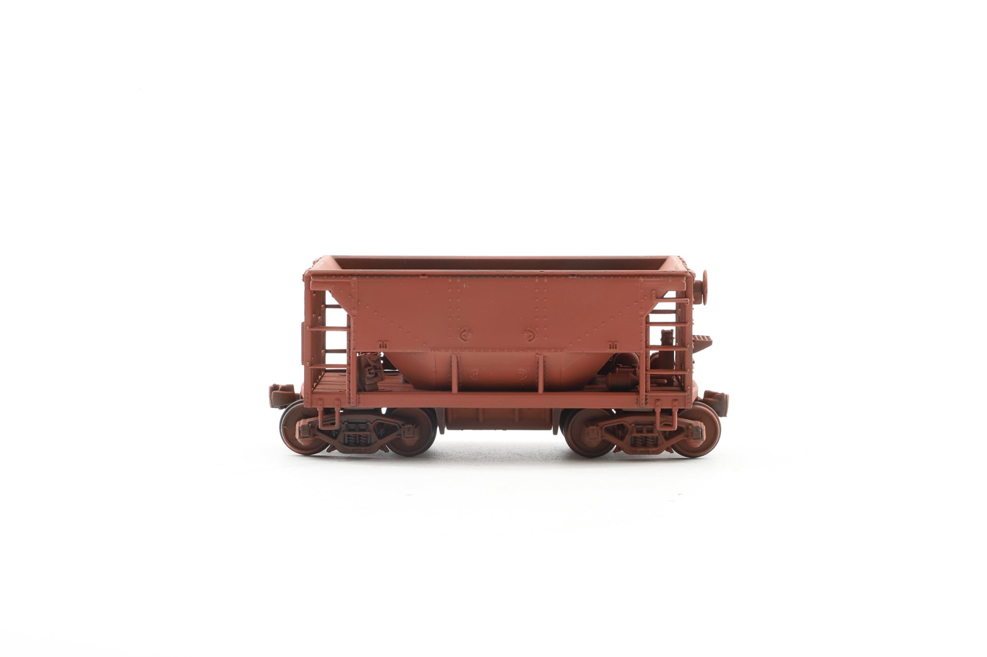 Walthers HO 932-4455 12-Pack of Ore Cars in Plain Brown - Pro-Customised/Weathered
