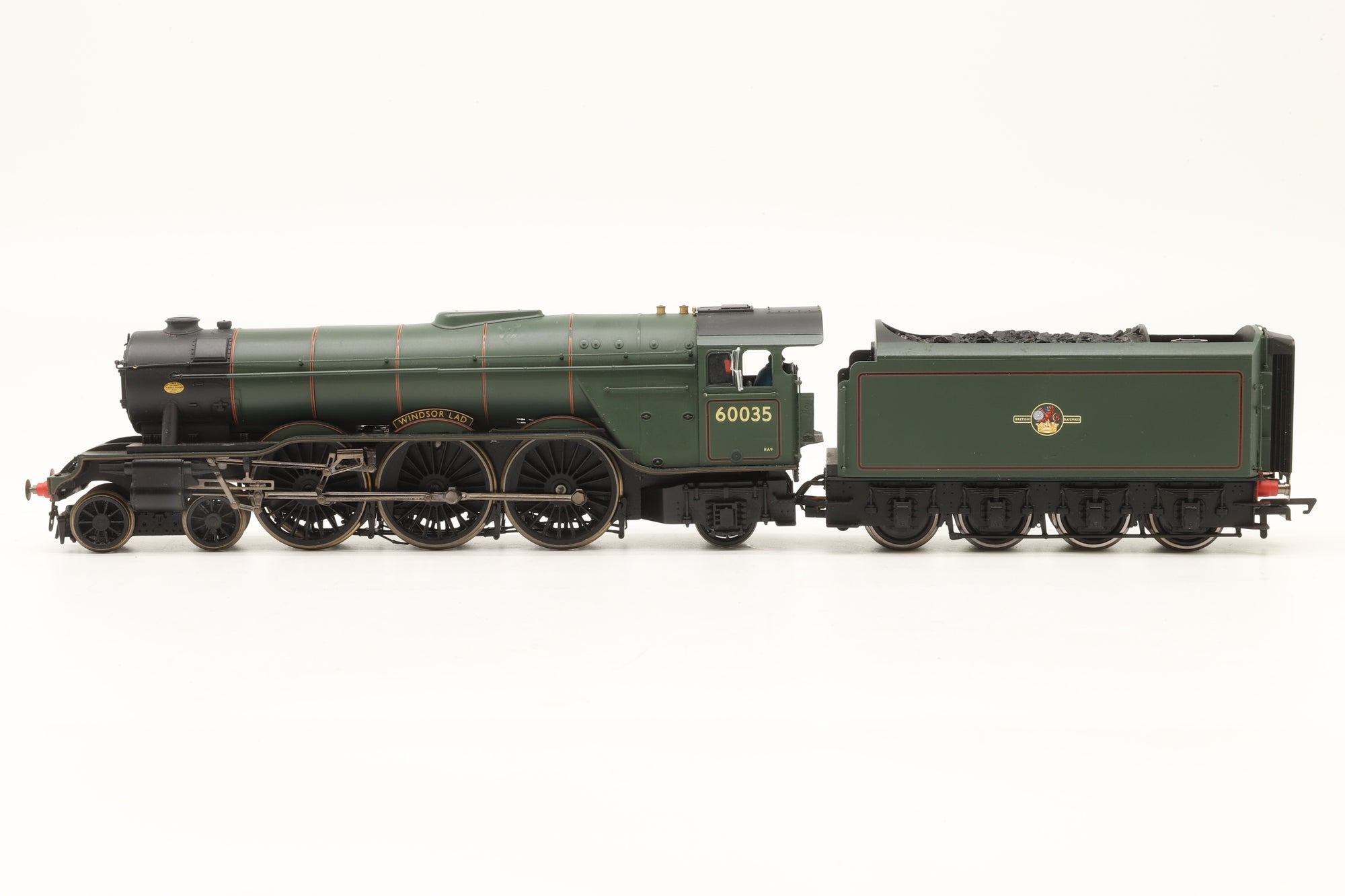 WORKSHOP Hornby OO R2341 Class A3 '60035' 'Windsor Lad' BR Lined Green E/C DCC Sound