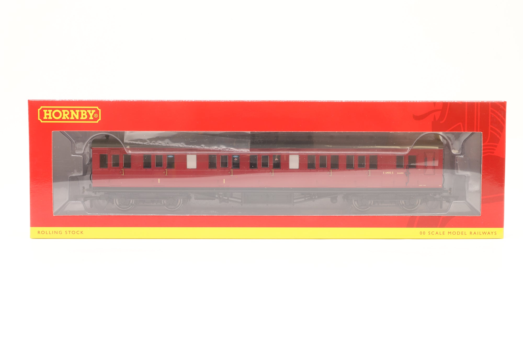 Hornby OO R4746A, 47A, 48A & 49A Rake of 4 BR Ex- LSWR Non-Corridor Coaches Crimson