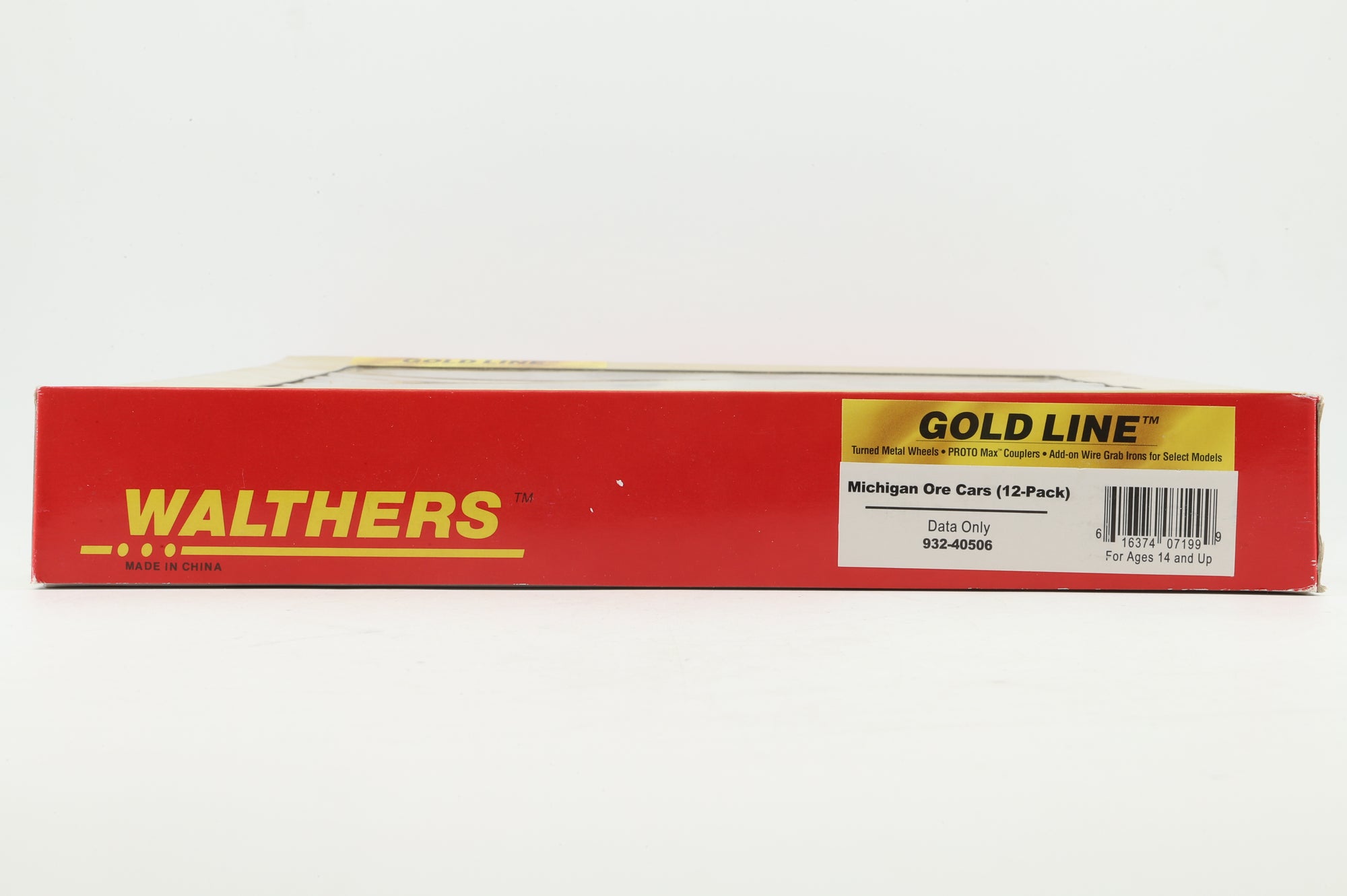 Walthers HO 12-Pack of Michigan Ore Cars in DMIR Brown - Pro-Weathered/Customised