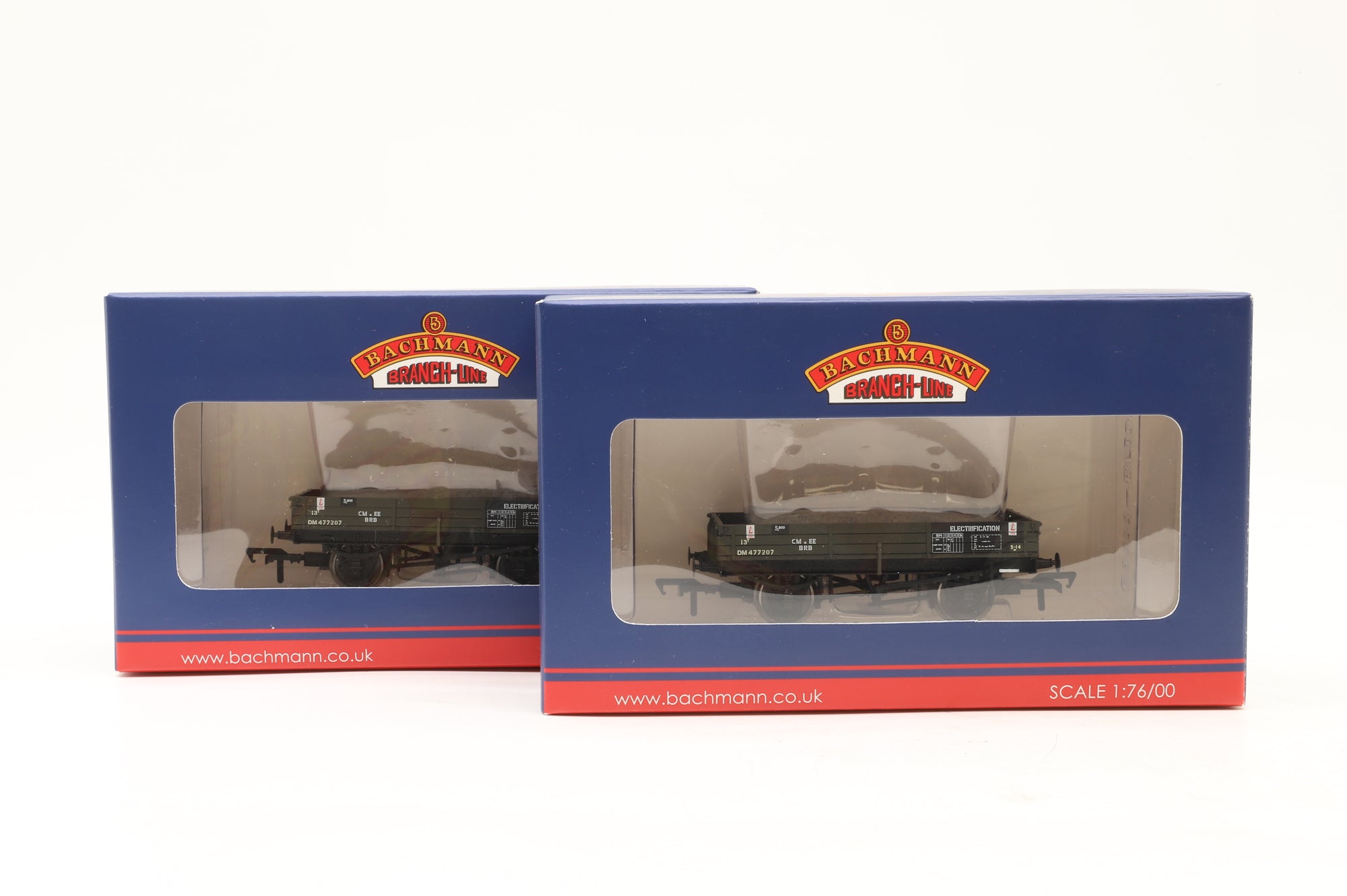 Bachmann OO Rake Of 9 Assorted Departmental Wagons Inc. 37-162 x2, 37-931 x2, 37-255, 38-404, 37-255, 33-826B & 37-356