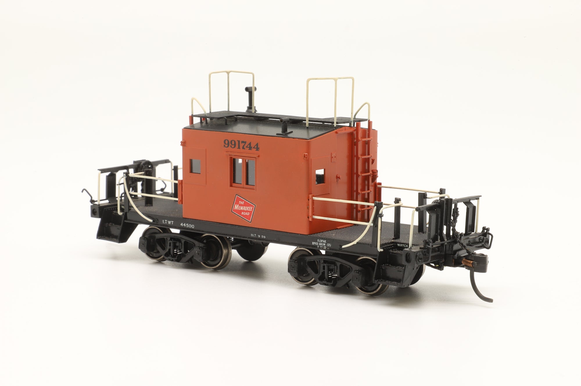 Overland Models HO Brass Milwaukee Terminal Caboose