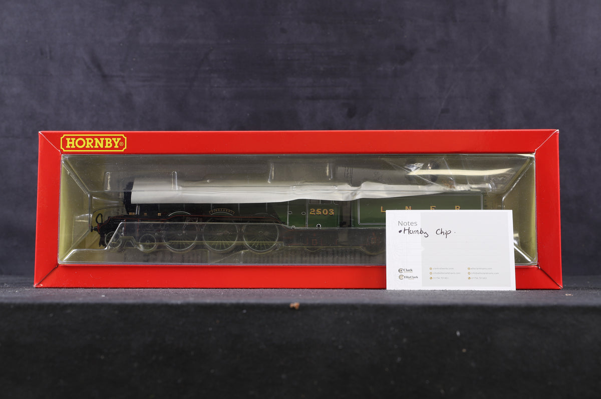 Hornby OO R3437 Class A3 &#39;Firdaussi&#39; &#39;2503&#39; LNER Apple Green Ltd Ed 663/ 850, DCC Fitted