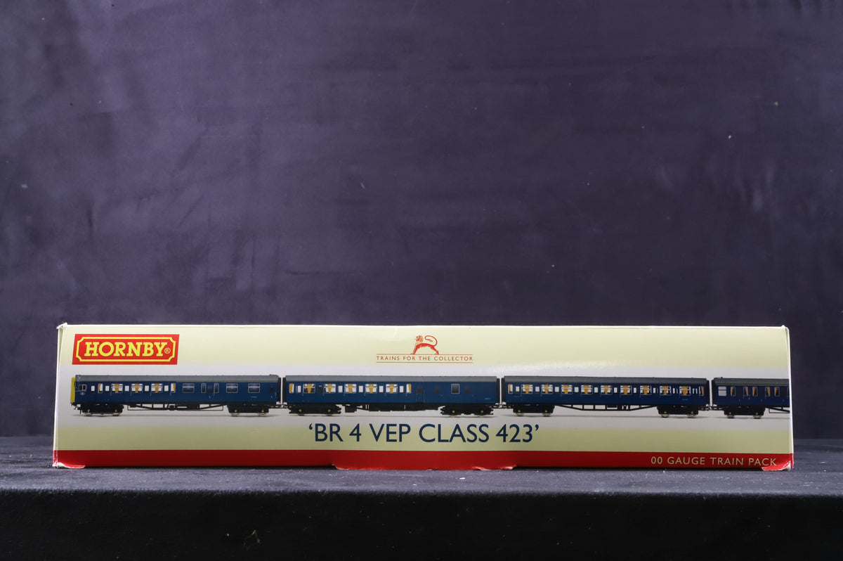 Hornby OO R2946X Class 423 BR 4 VEP Train Pack DCC Fitted