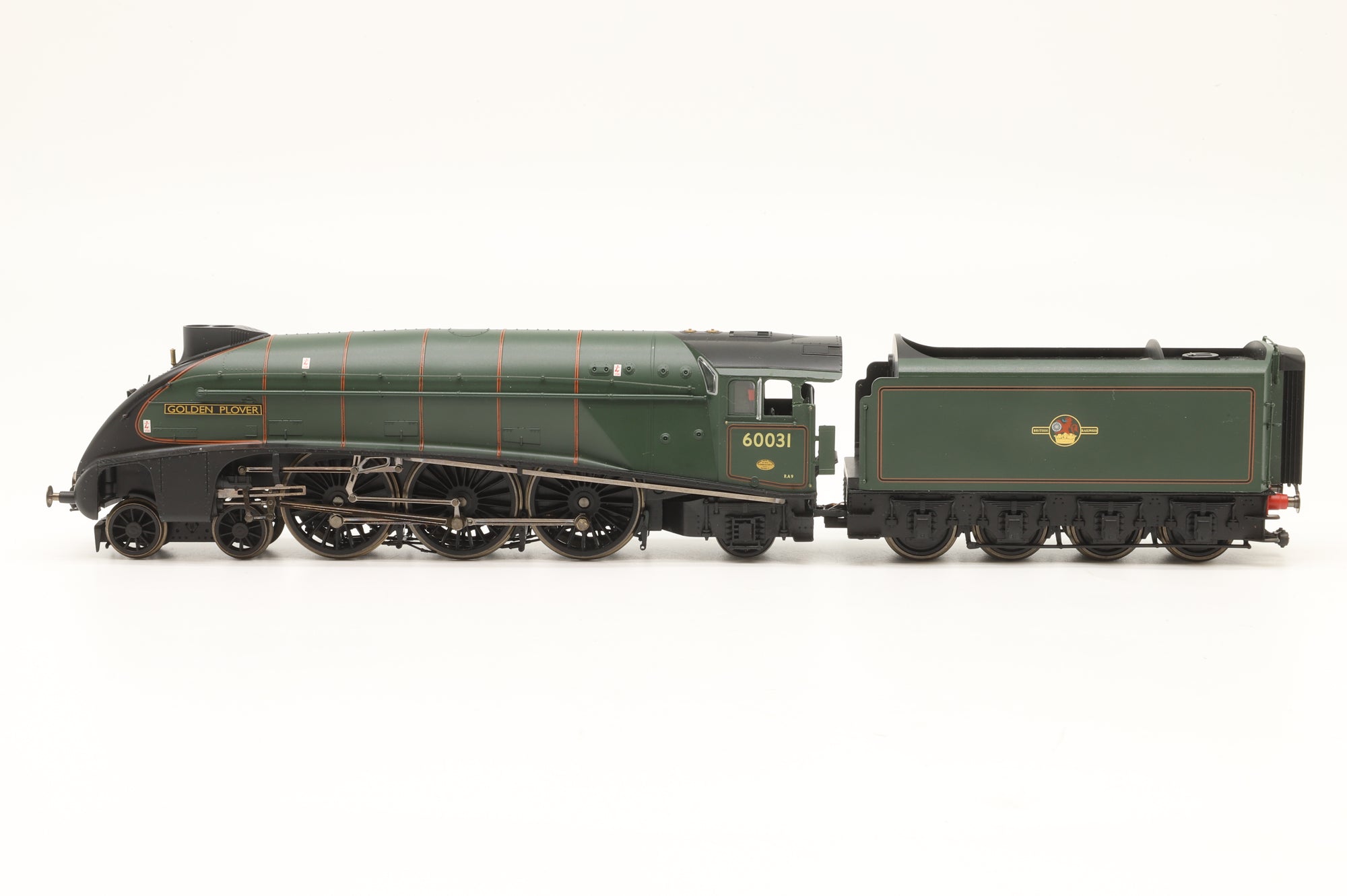 WORKSHOP Hornby OO R2340 Class A4 '60031' 'Golden Plover' BR Lined Green L/C