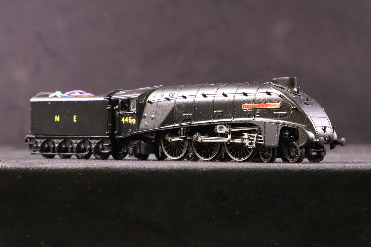 Dapol N Gauge A4 Class No.4466 &#39;Sir Ralph Wedgewood&#39; in LNER/&#39;NE&#39; Wartime Black - DCC Sound