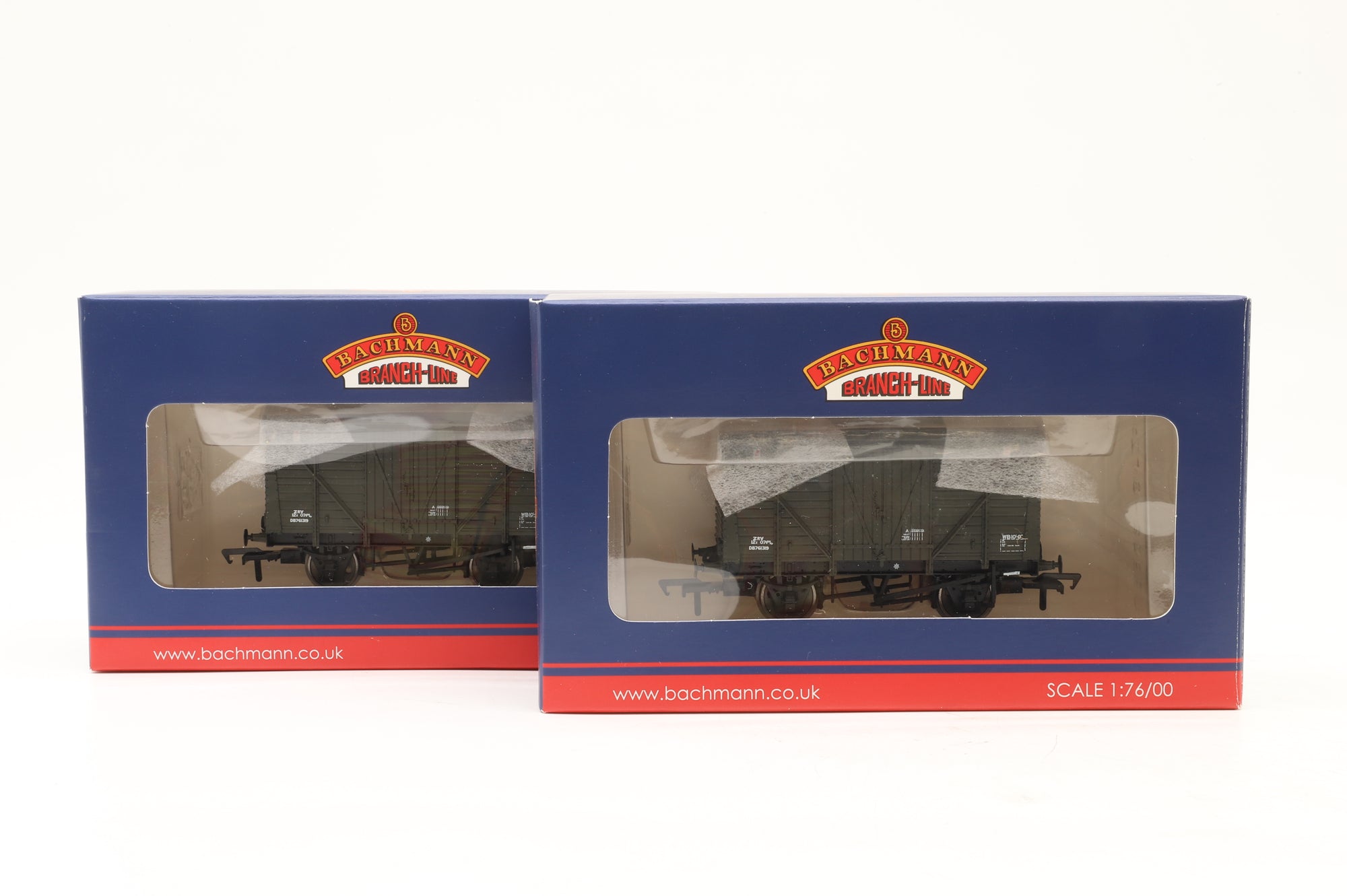 Bachmann OO Rake Of 9 Assorted Departmental Wagons Inc. 37-162 x2, 37-931 x2, 37-255, 38-404, 37-255, 33-826B & 37-356
