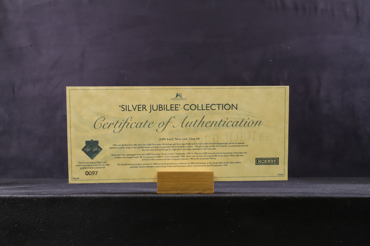 Hornby OO R3337 The Silver Jubilee Collection (4pcs), 80th Anniversary Ltd Ed. 97/1000