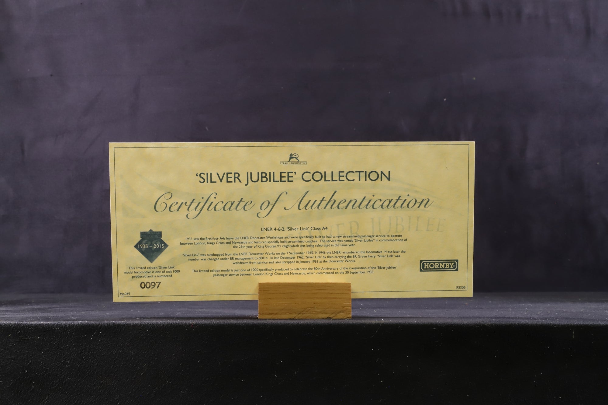 Hornby OO R3337 The Silver Jubilee Collection (4pcs), 80th Anniversary Ltd Ed. 97/1000