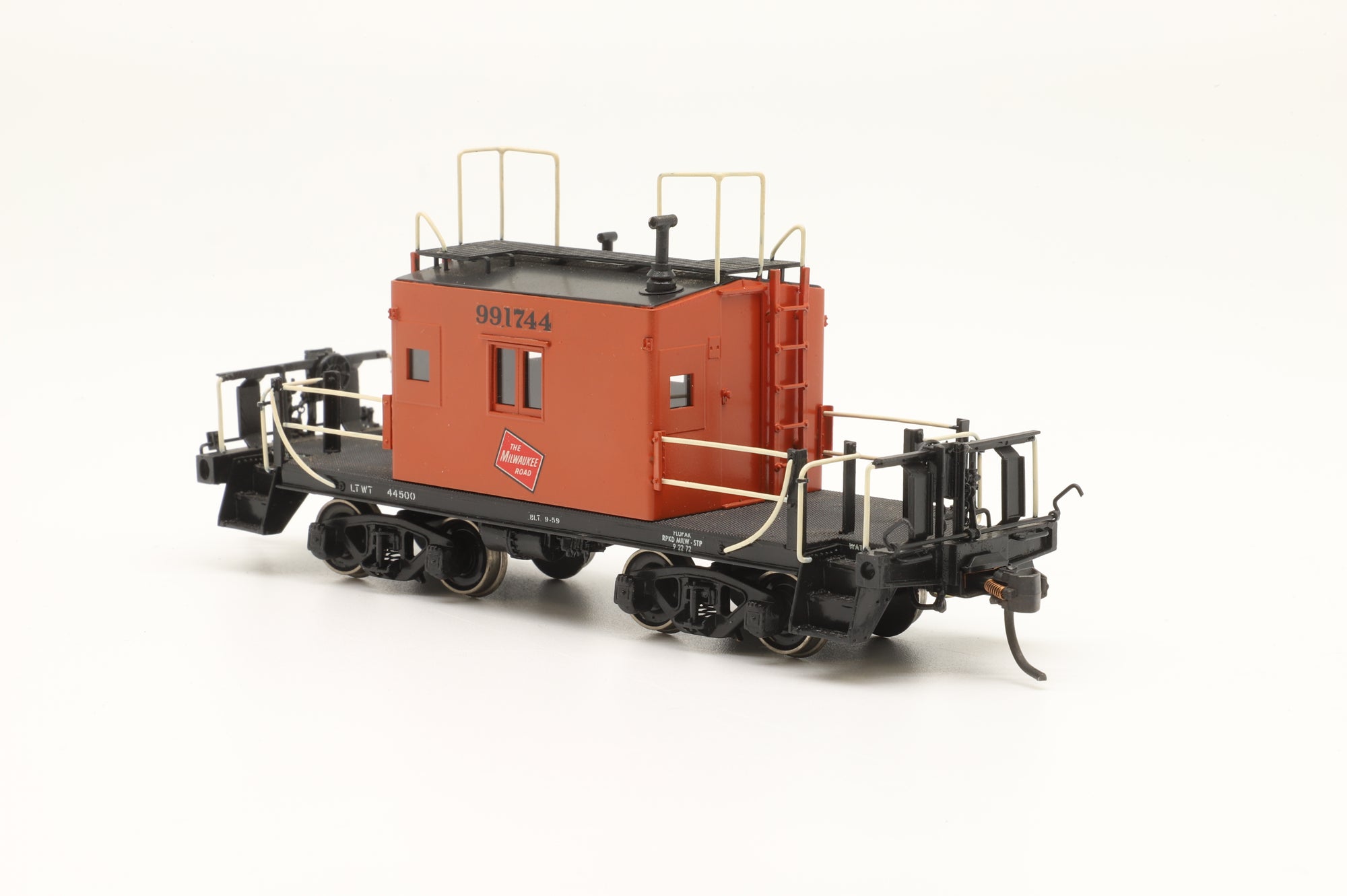 Overland Models HO Brass Milwaukee Terminal Caboose