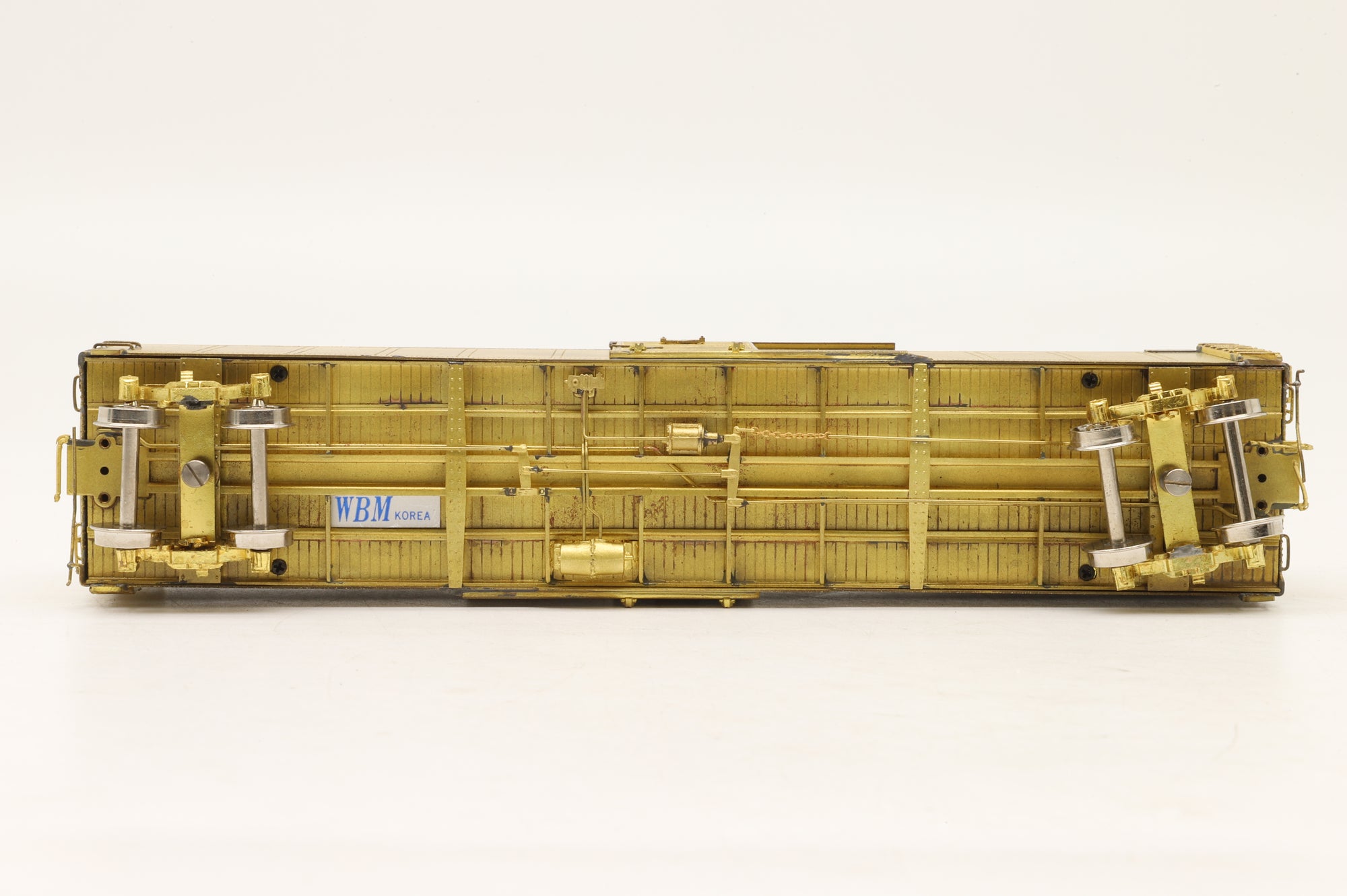 Rail Works Ltd Brass HO Brass X-32D Single Door 50' Round Roof Box Car – Unpainted