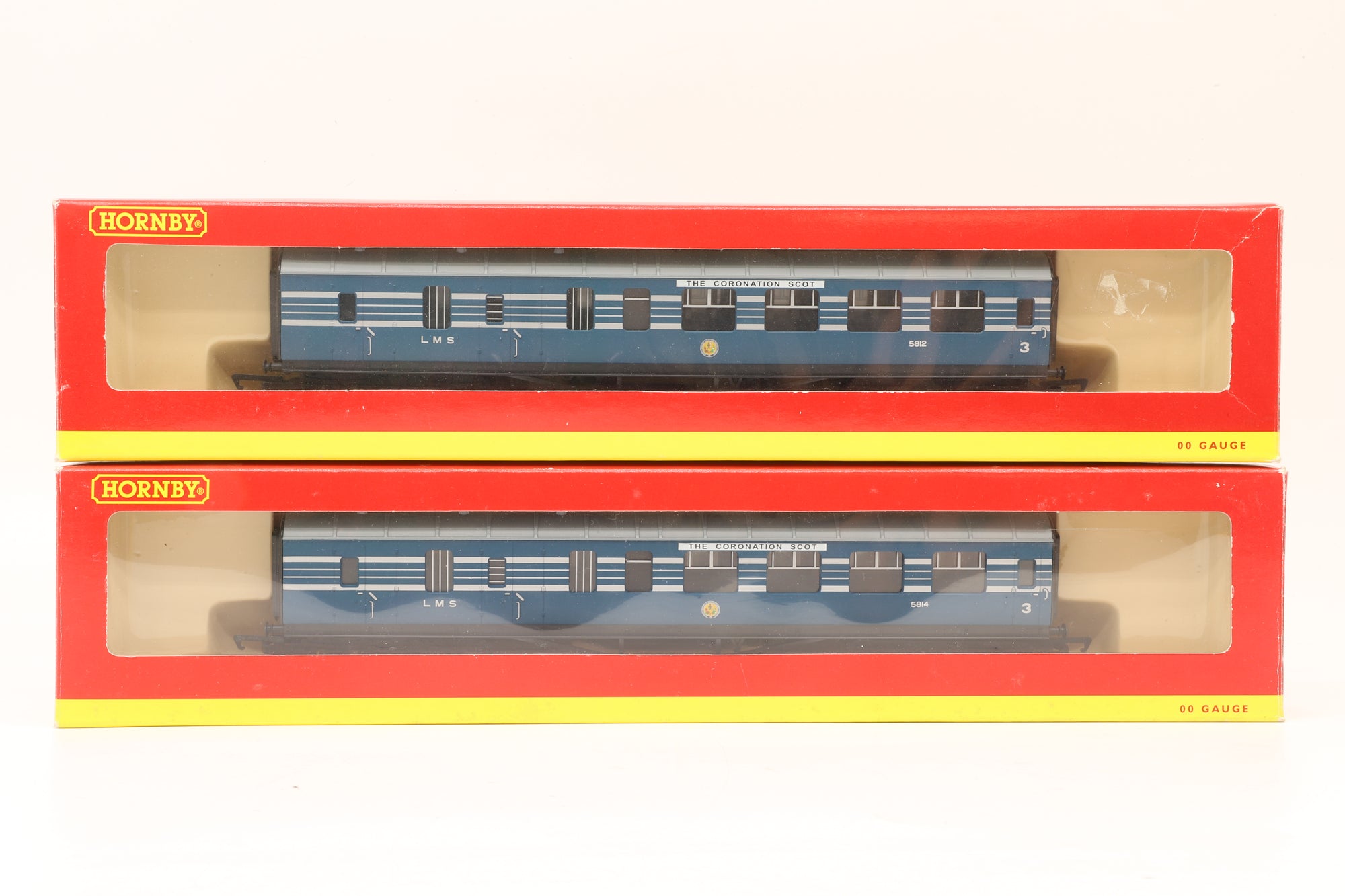 Hornby OO Rake of 7x LMS Coronation Coaches