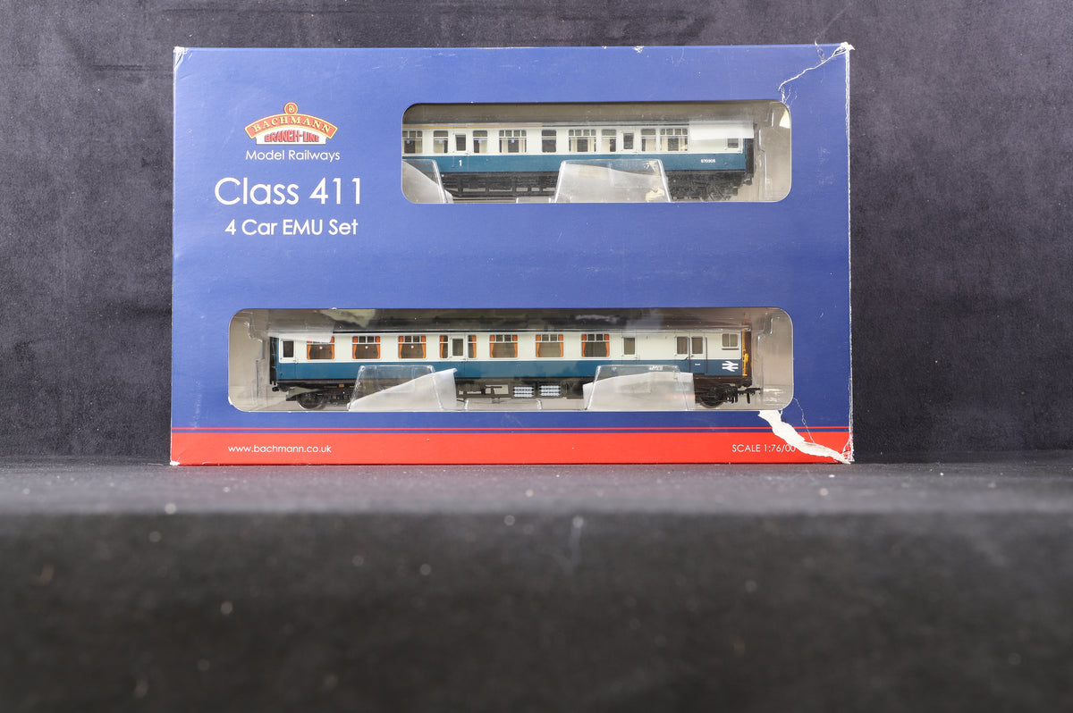 Bachmann OO 31-427 Class 411 CEP 4 Car EMU BR Blue &amp; Grey 7113