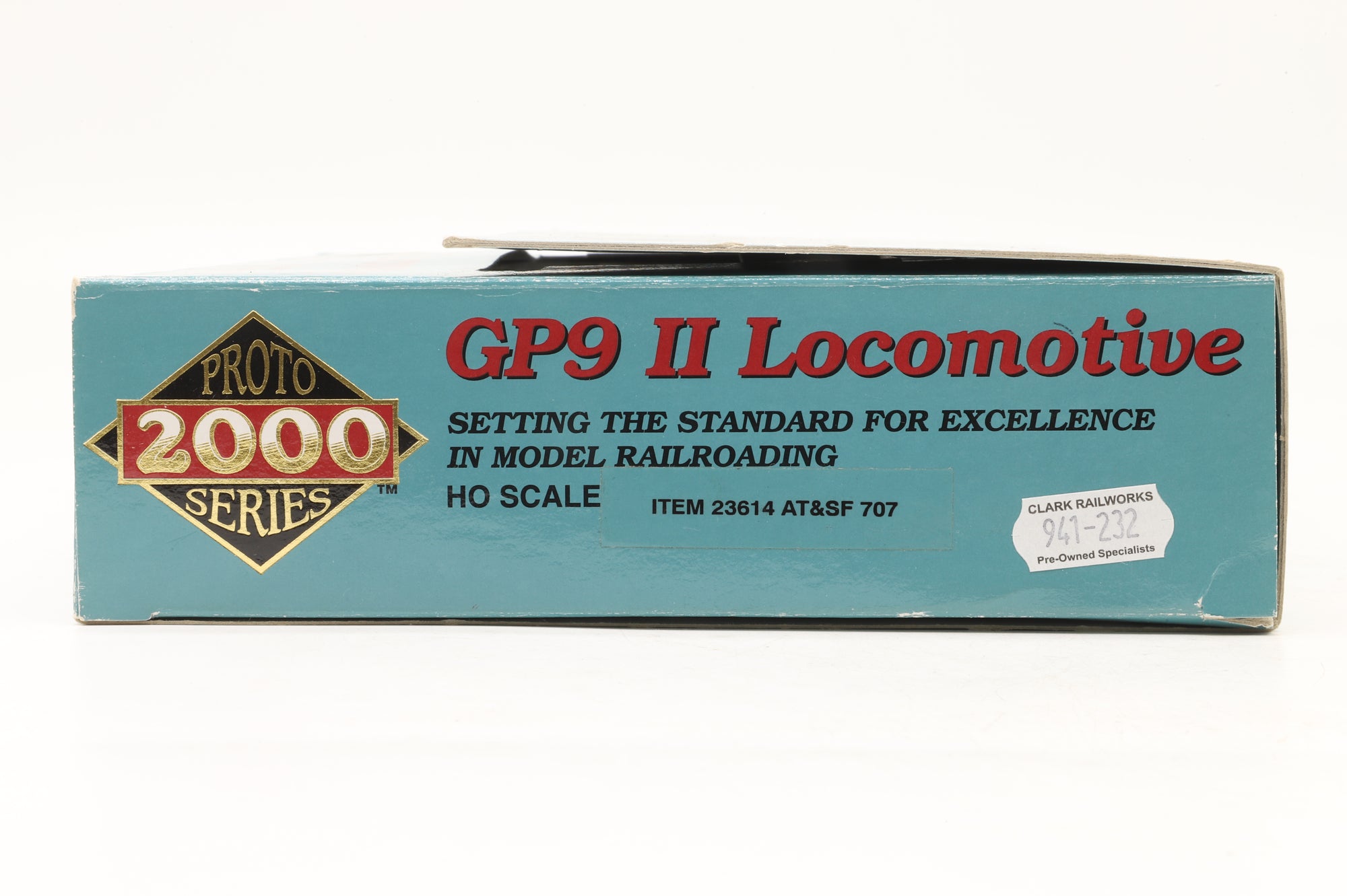 Proto 2000 HO 23614 GP9 II #707 in AT&SF Black