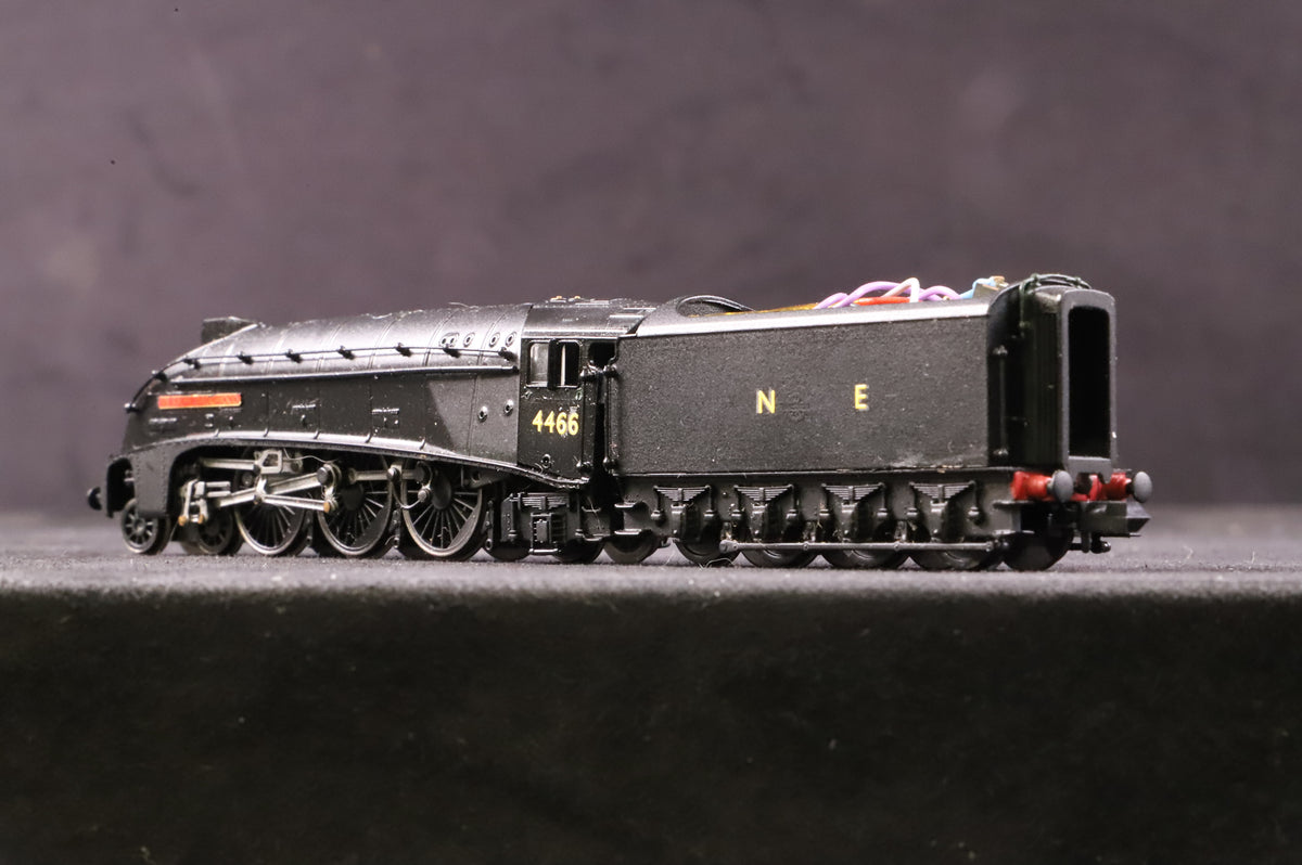 Dapol N Gauge A4 Class No.4466 &#39;Sir Ralph Wedgewood&#39; in LNER/&#39;NE&#39; Wartime Black - DCC Sound