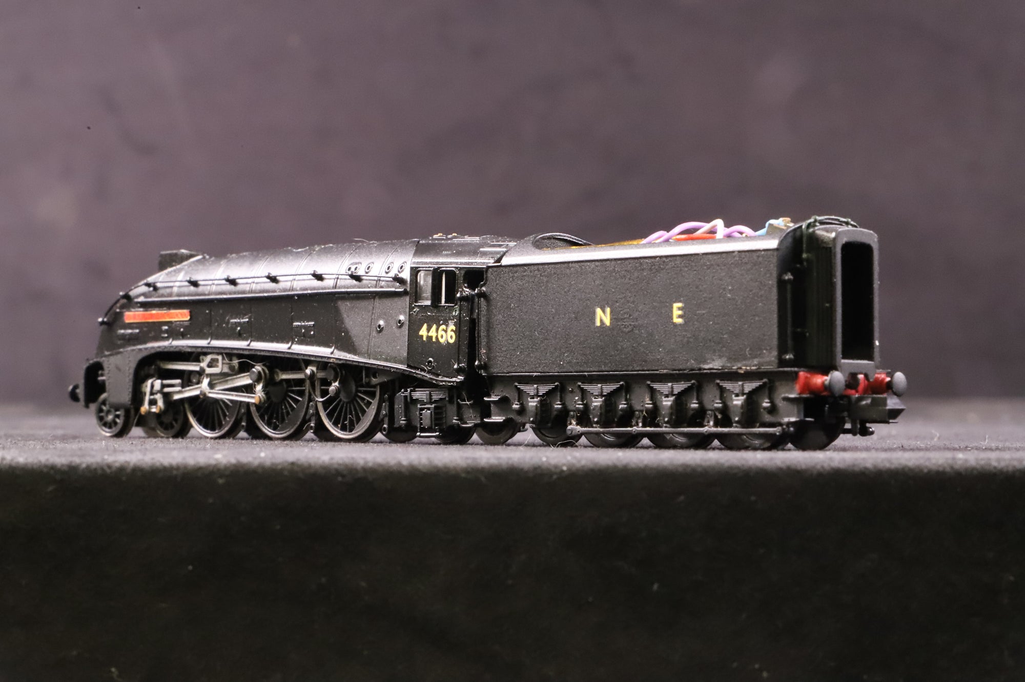 Dapol N Gauge A4 Class No.4466 'Sir Ralph Wedgewood' in LNER/'NE' Wartime Black - DCC Sound