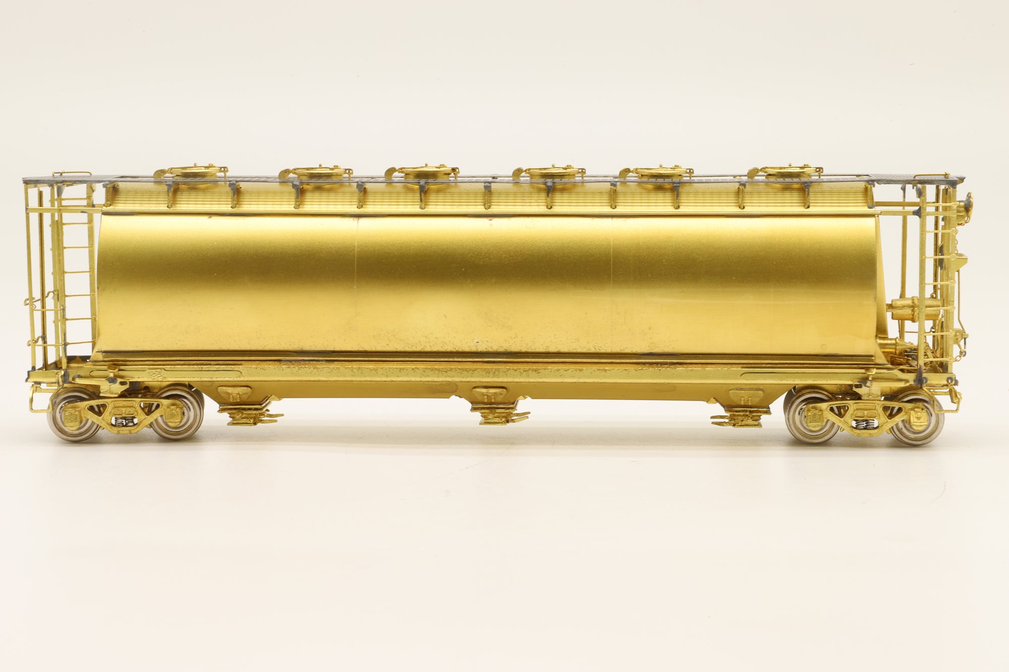 Overland Models HO Brass 3039 ACF Cylindrical Covered Hopper Unpainted