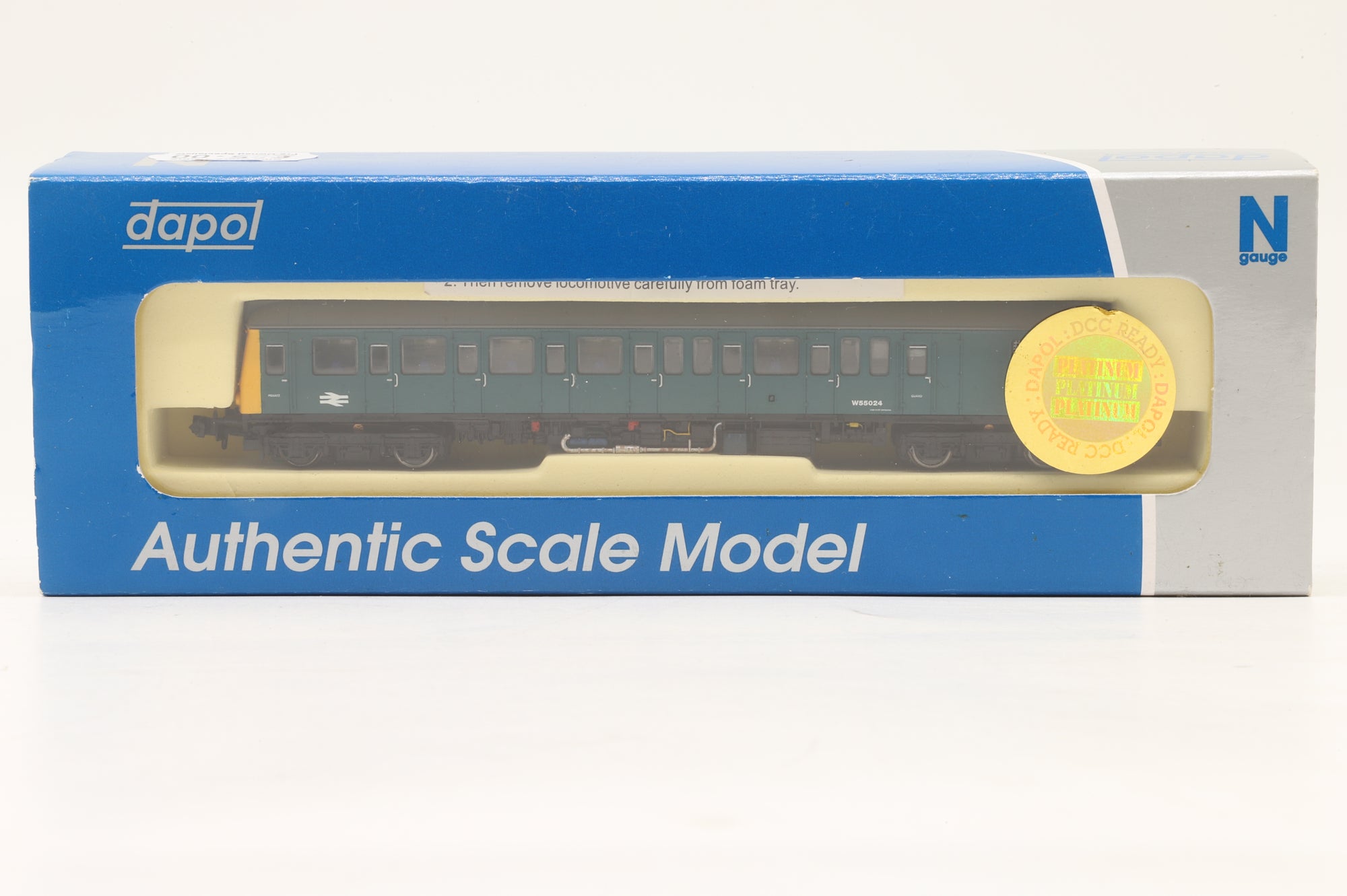 Dapol N ND118C Class 121 55024 in BR Blue w/ FYEs
