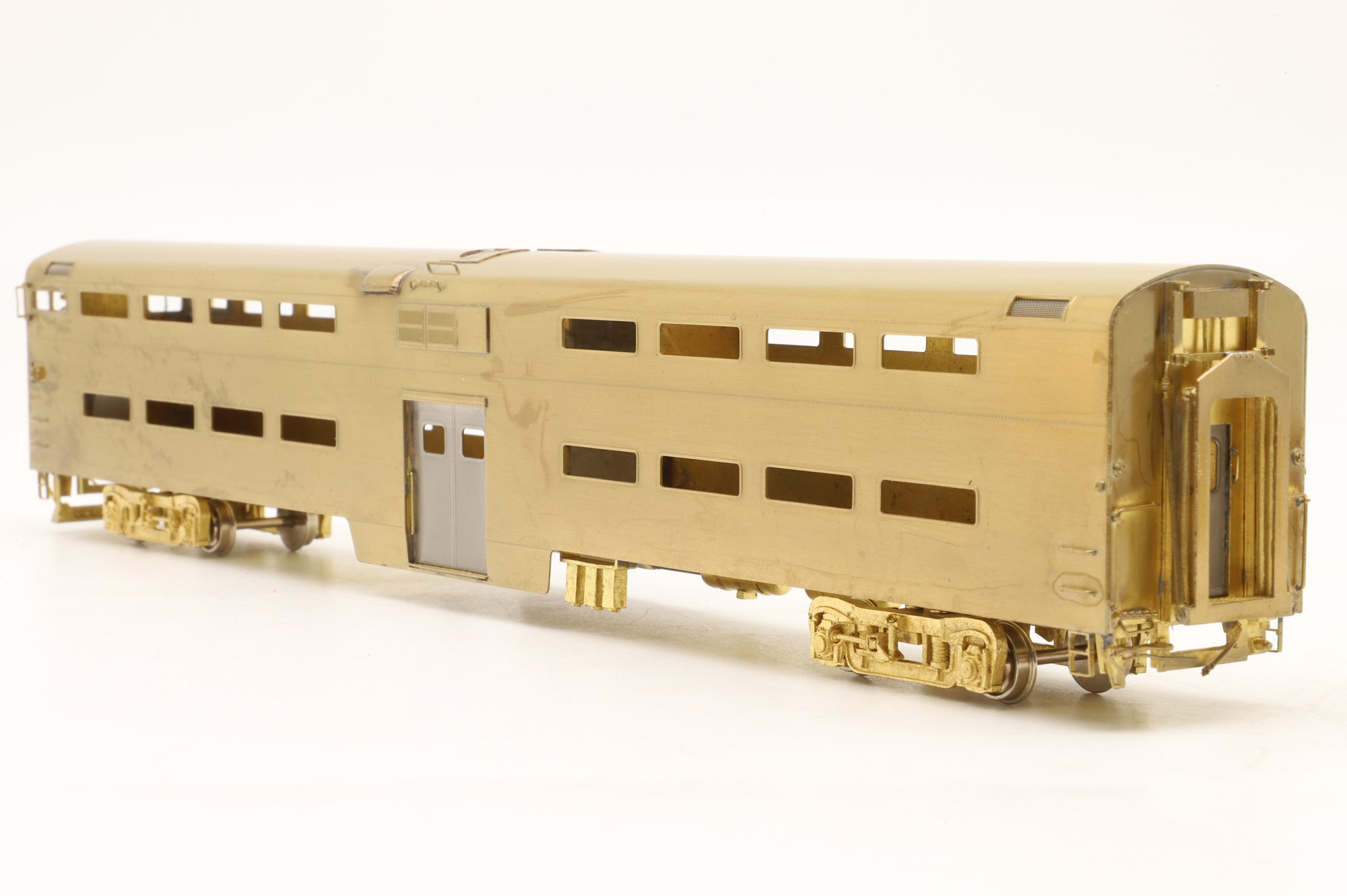 The Car Works HO Brass Chicago & North Western Cab Car Unpainted Brass