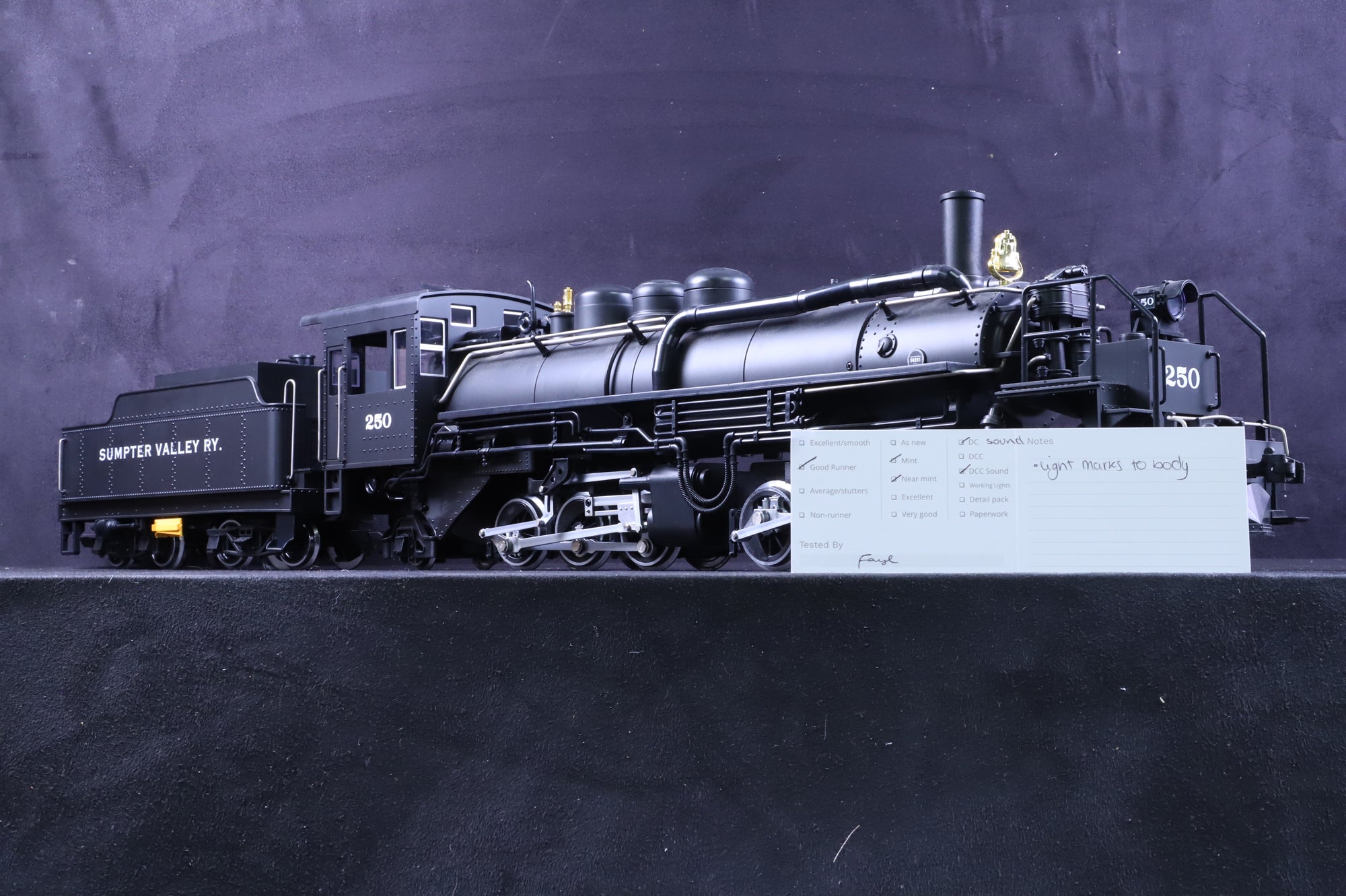 LGB G Scale 20892 Sumpter Valley Mallet '251' Steam Locomotive DC & DCC Sound