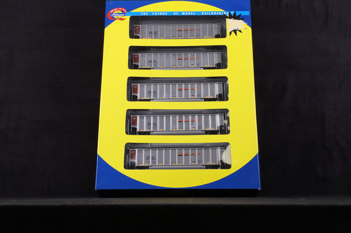 Athearn HO 93077 BNSF Pack Of 5 BethGon Coalporter Wagons