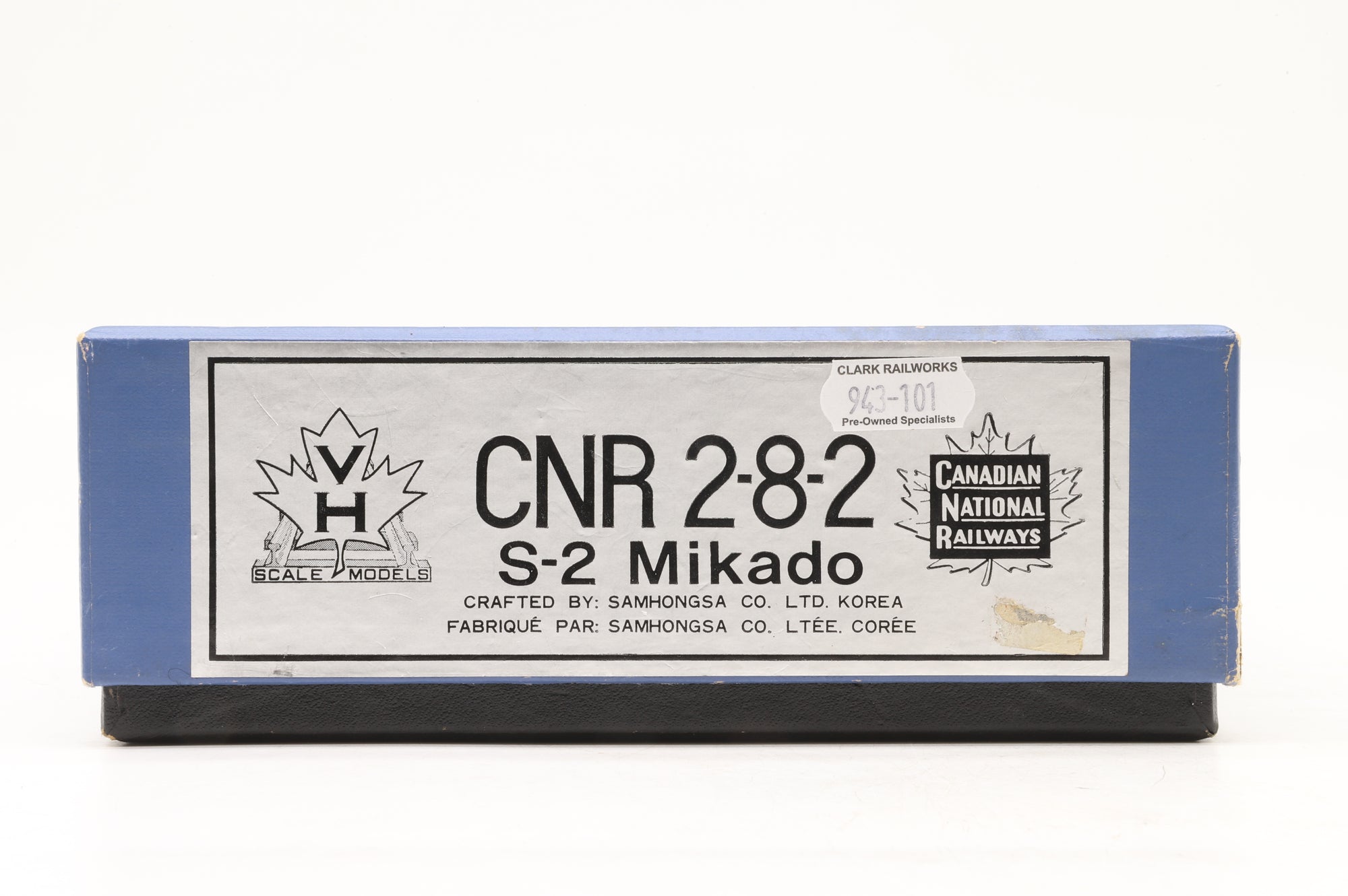 V H Scale Models HO Brass CNR 2-8-2 S--2 Mikado Steam Locomotive Unpainted