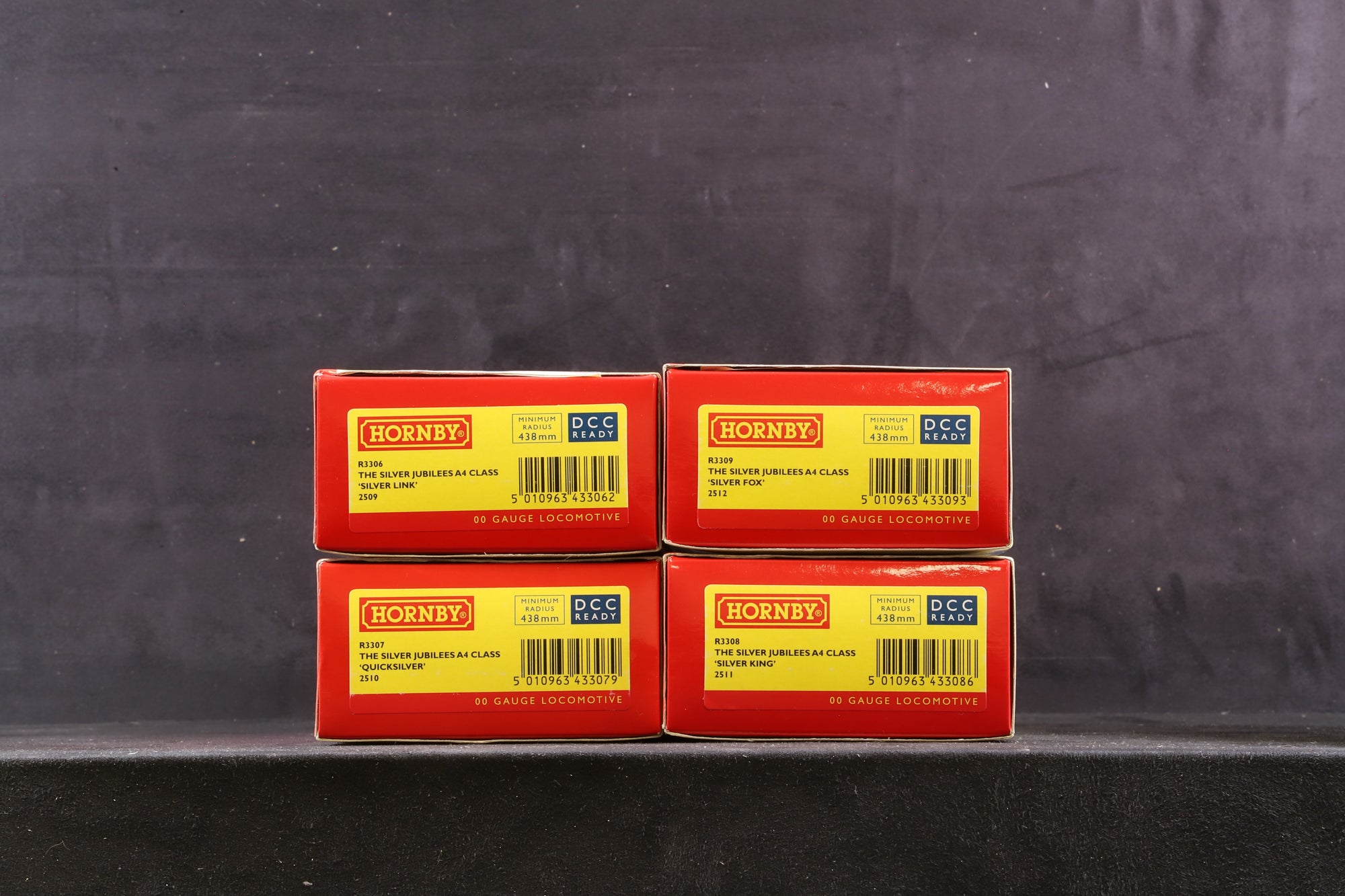 Hornby OO R3337 The Silver Jubilee Collection  80th Anniversary Ltd Ed 378/ 1000 4 Loco Set