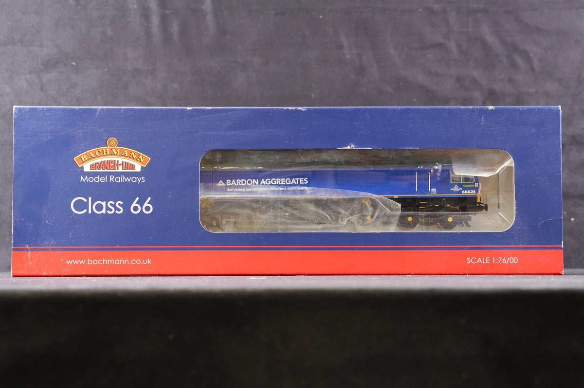 Bachmann OO 32-979Z Class 66 Diesel &#39;66623&#39; Freightliner Bardon Aggregates Excl. KMRC