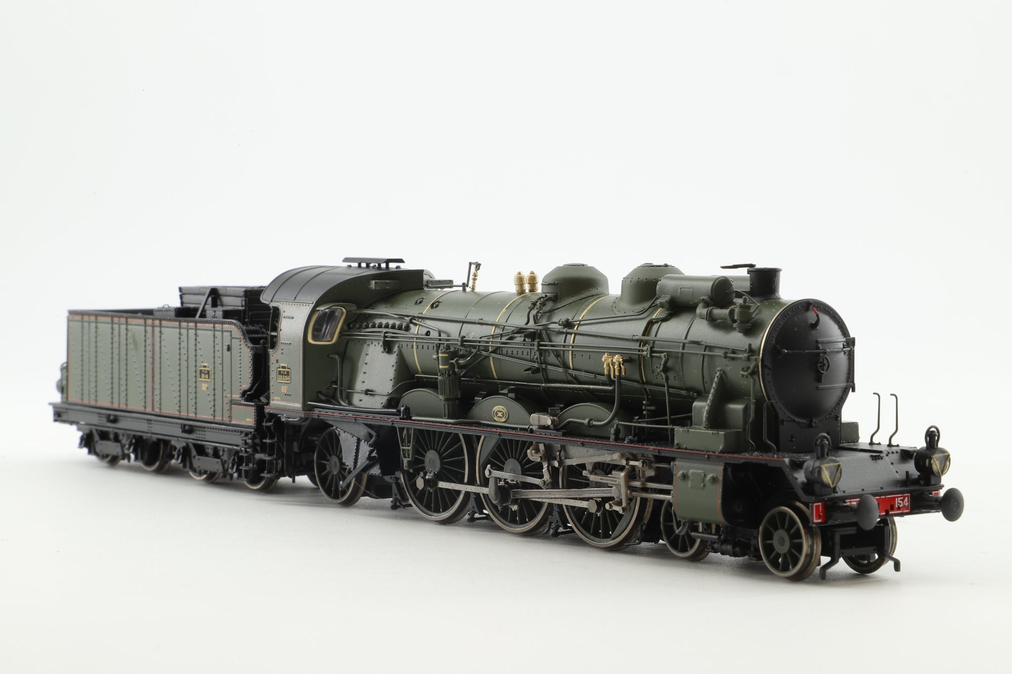 REE Models HO MD-134S Class 231 in Dijon Green - DCC Sound