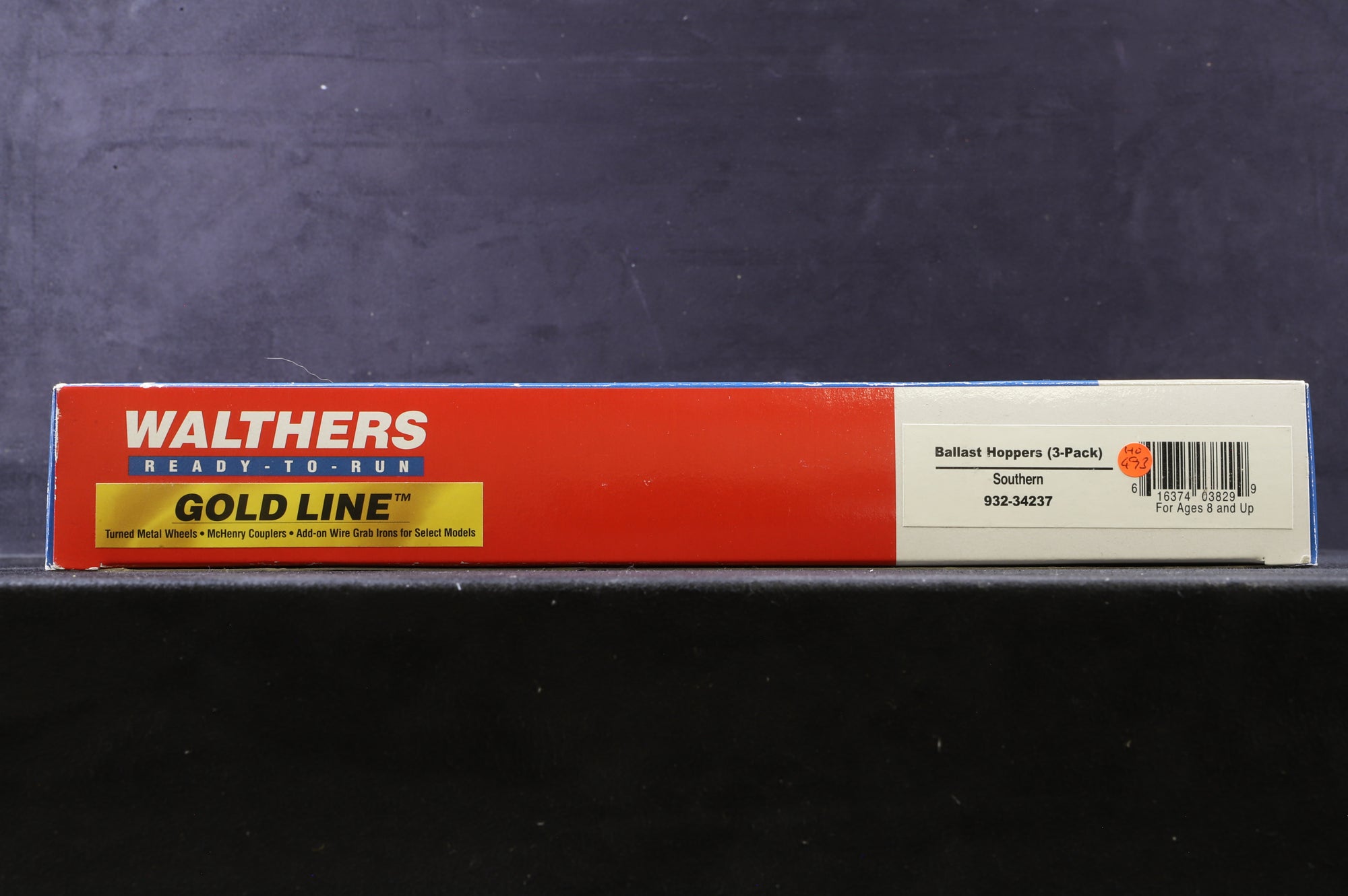 Walthers HO 932-34237 Ballast Hoppers 3 Pack Southern Orange