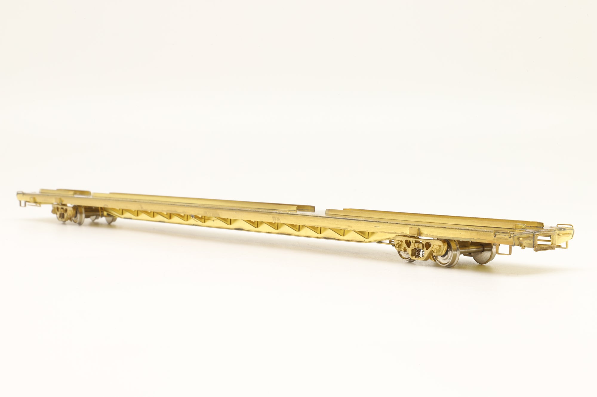 Overland Models/Ajin HO OMI-3025 TOFC Trailer Train Last Car 89'-4'' Main Central 105081, Unpainted Brass