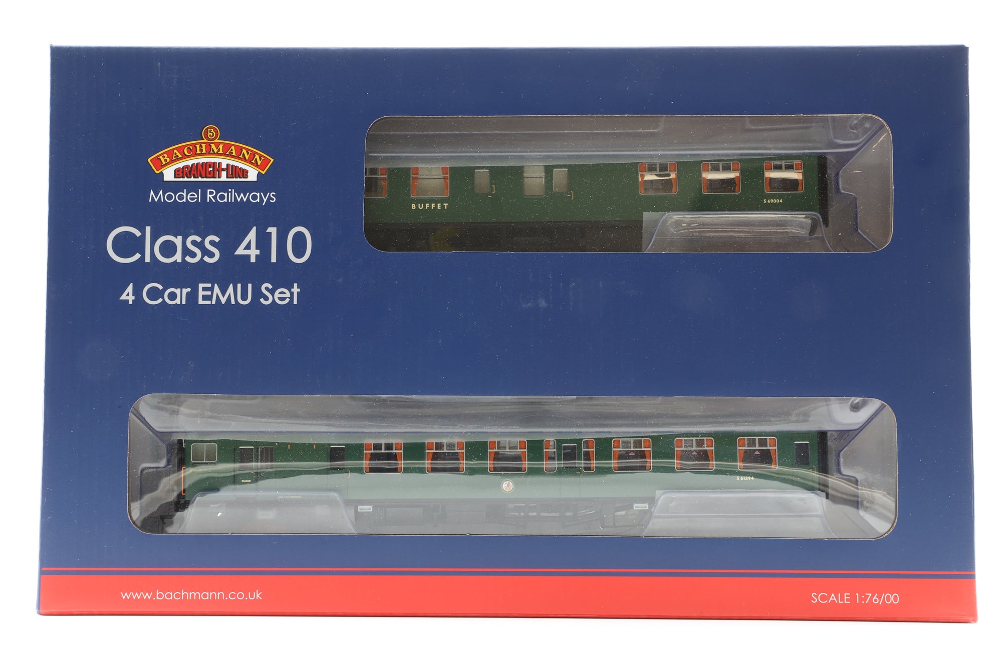 Bachmann OO 31-490 Class 410 4-BEP 4-Car EMU '7005' BR (SR) Green