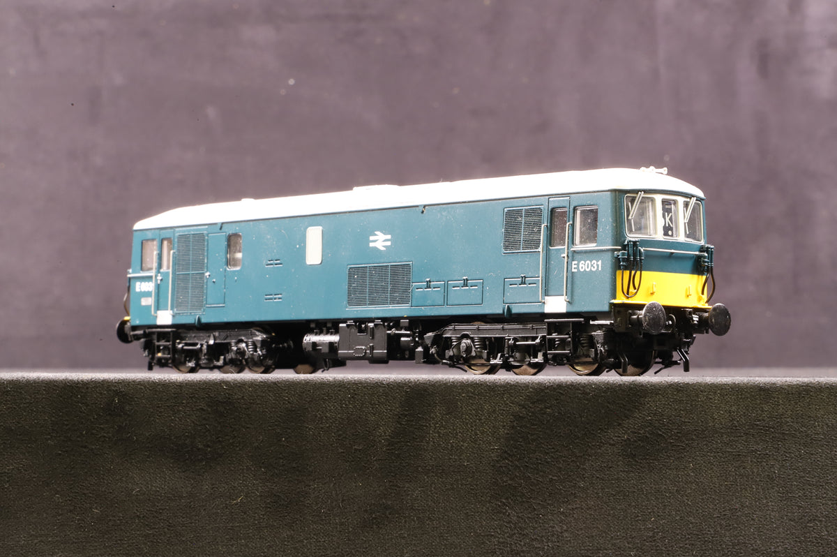 Dapol OO 4D-006-016 Class 73 &#39;E6031&#39; Double Arrow Logo BR Blue SYP DCC Sound