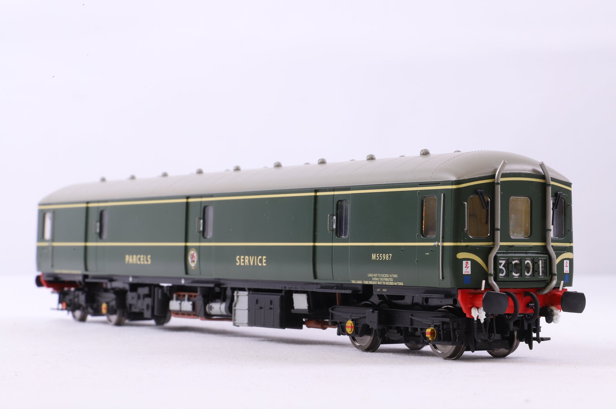 Heljan OO 89901 Class 128 DPU M55987 in BR Parcels Service Green