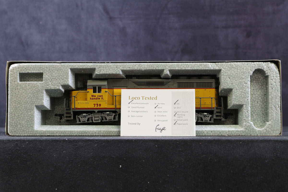 Kato HO 37-040 EMD GP35 Union Pacific &#39;759&#39; &#39;We Can Handle It&#39;