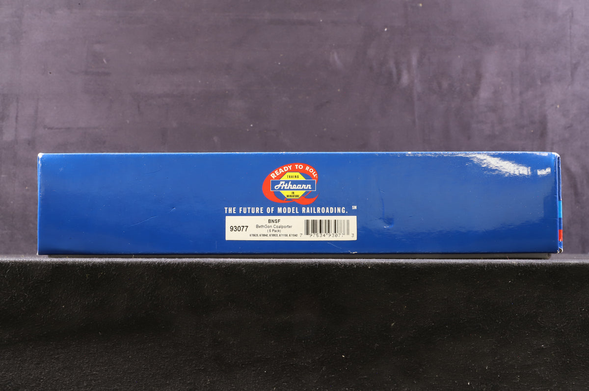 Athearn HO 93077 BNSF Pack Of 5 BethGon Coalporter Wagons