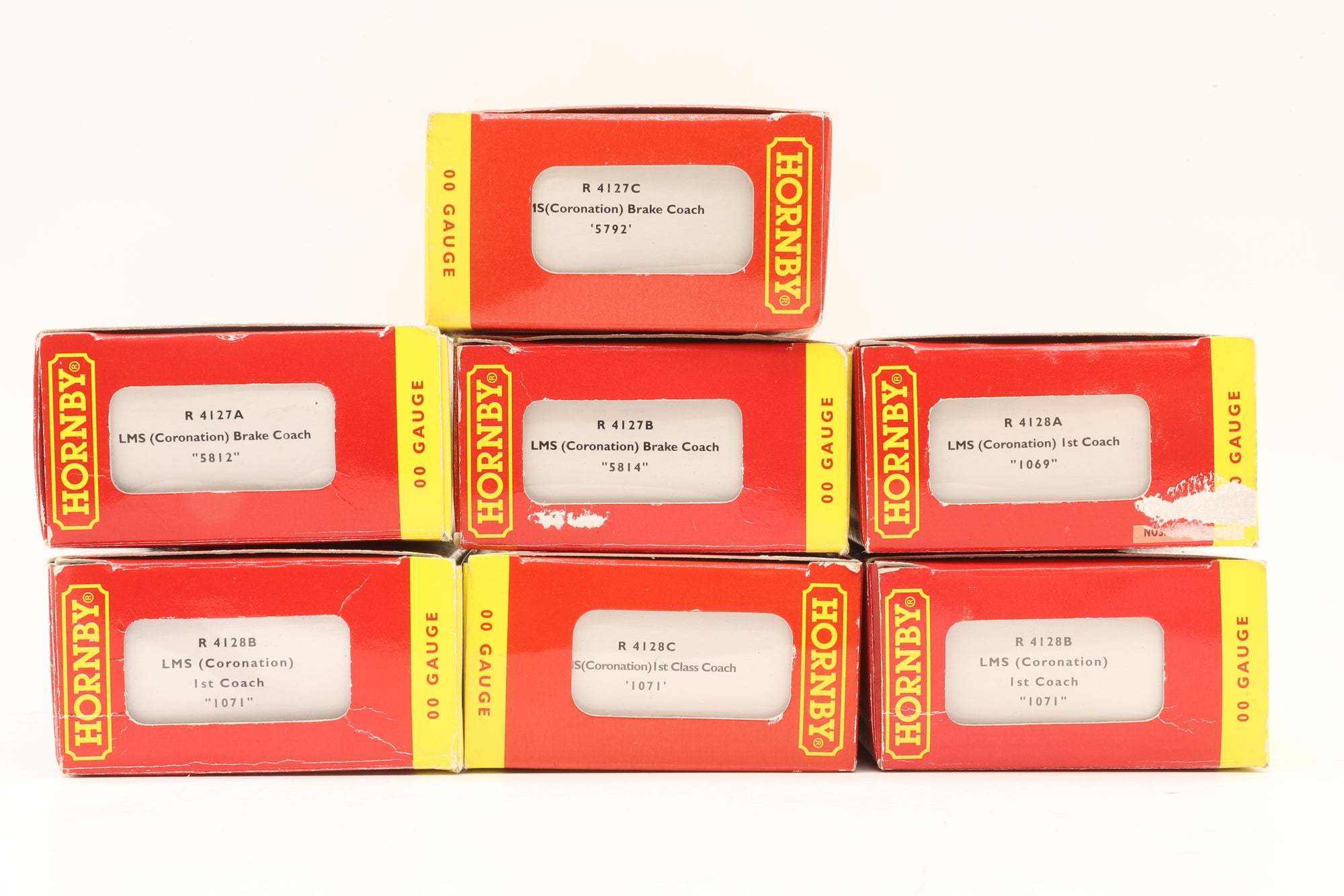Hornby OO Rake of 7x LMS Coronation Coaches