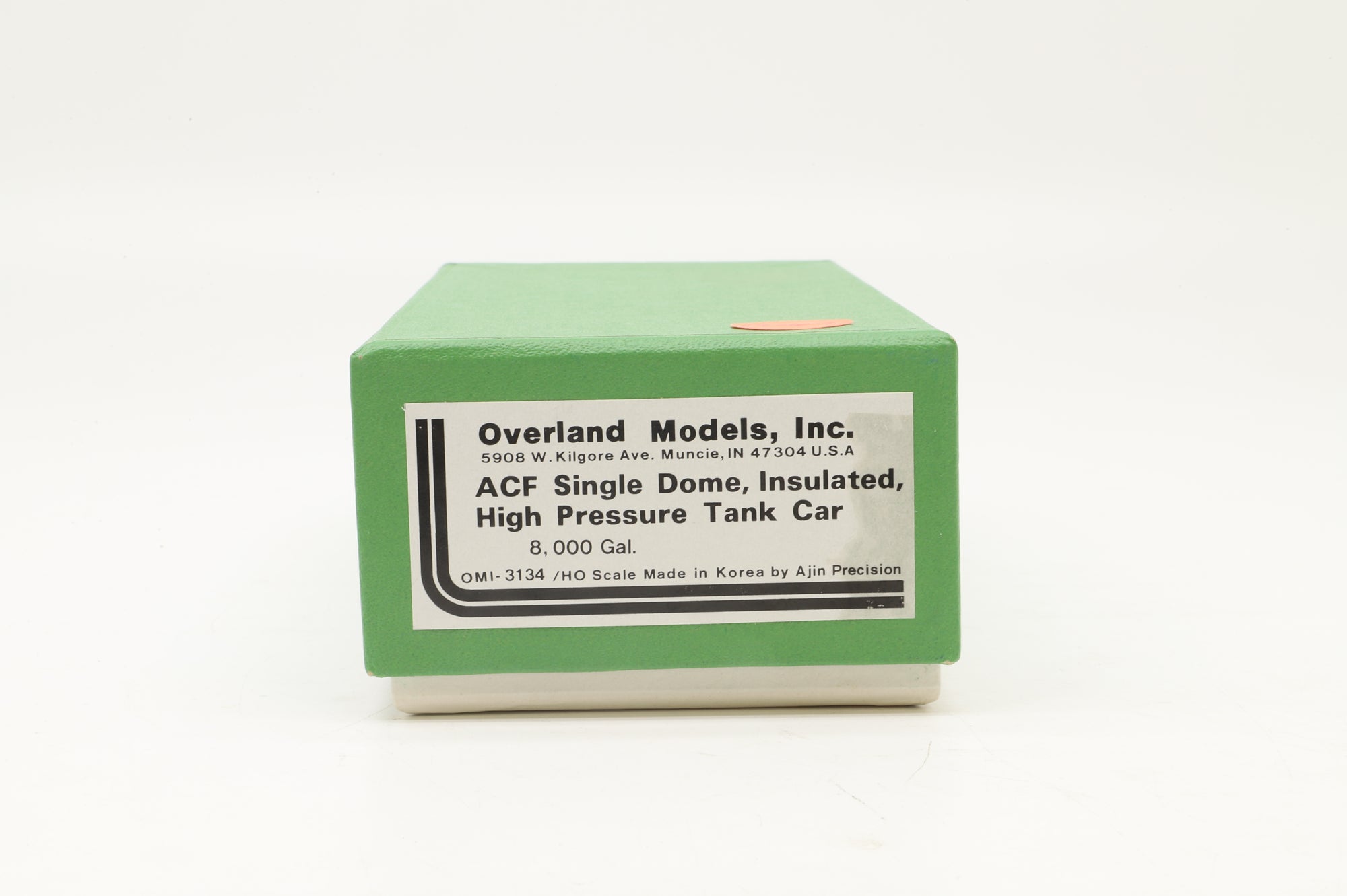 Overland Models/MS Models HO Brass OMI-3134 ACF Single Dome, Insulated, High Pressure Tank Car, Plain Brass