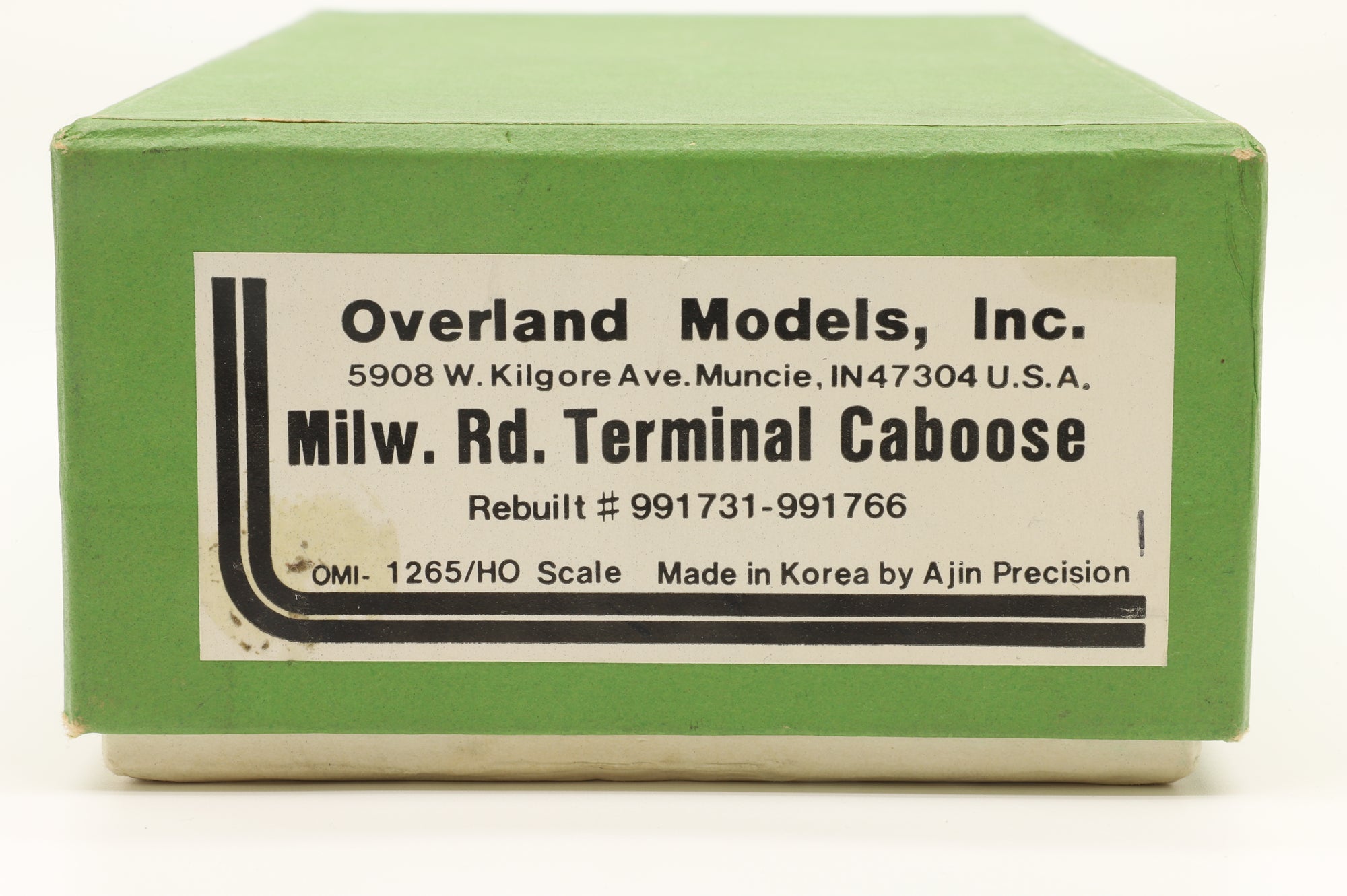 Overland Models HO Brass Milwaukee Terminal Caboose