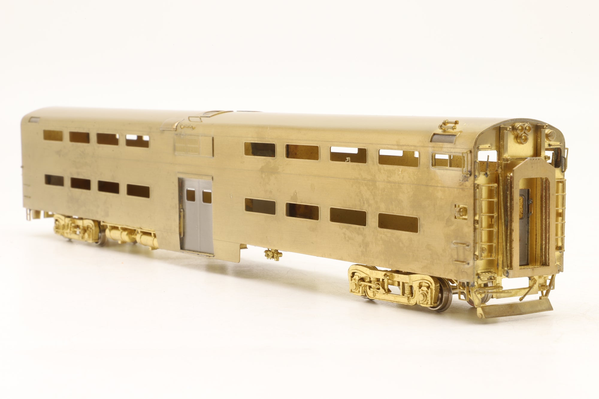 The Car Works HO Brass Chicago & North Western Cab Car Unpainted Brass