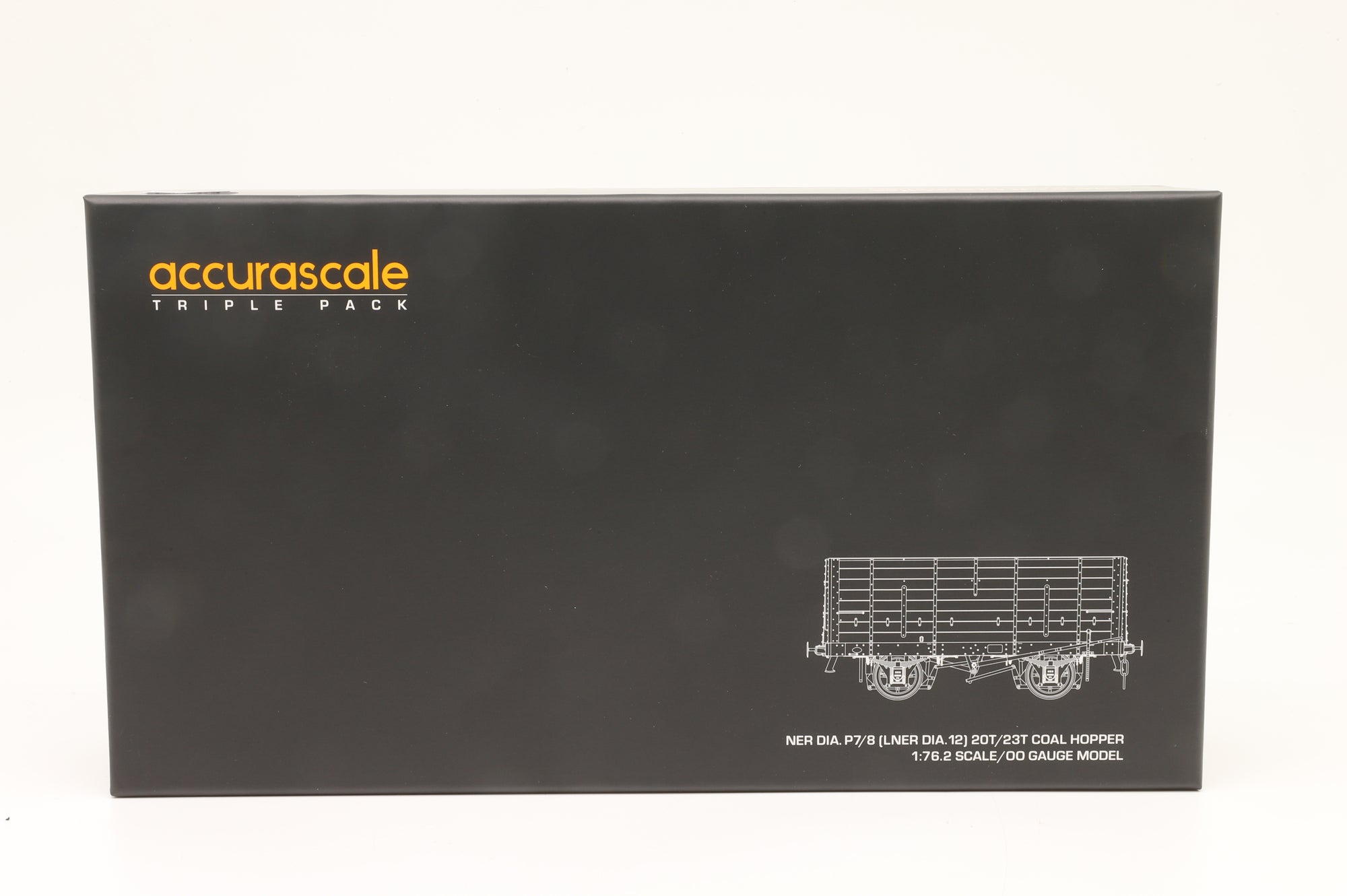Accurascale OO Acc2829 BR P7 Hopper DMG 12 Triple Pack M BR Grey