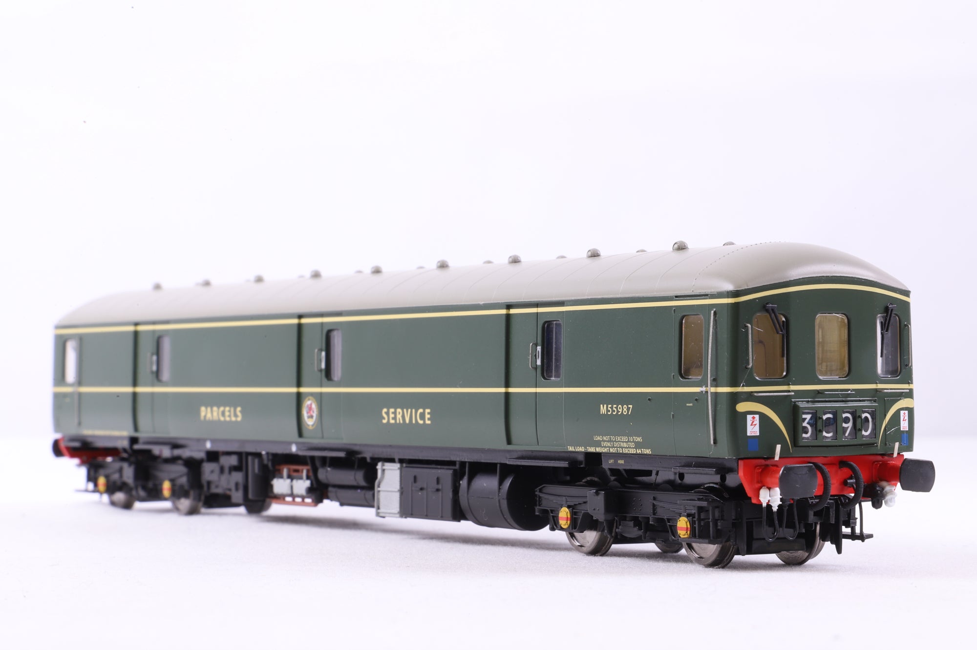 Heljan OO 89901 Class 128 DPU M55987 in BR Parcels Service Green