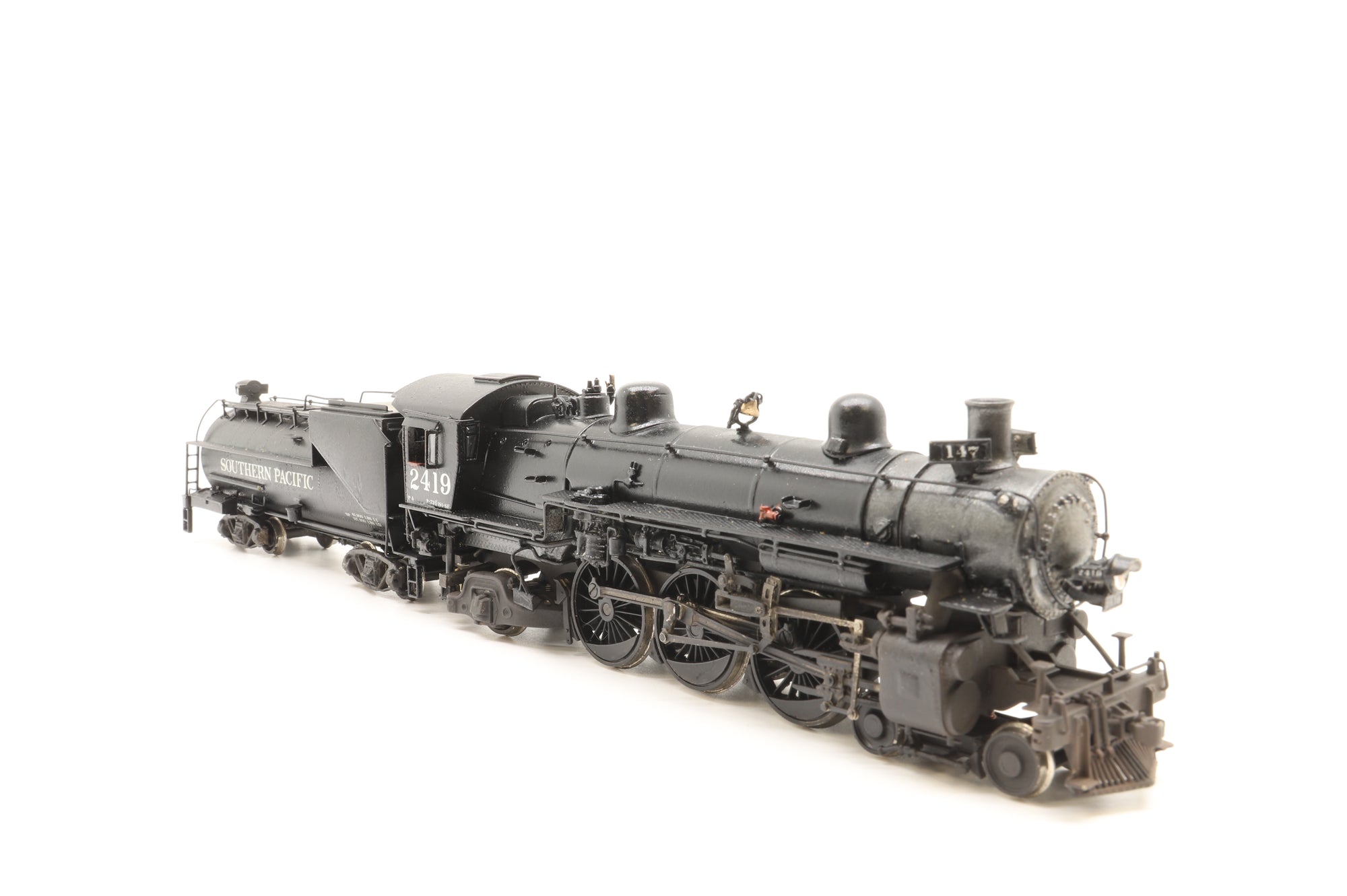 Westside Model Co/Micro Cast Mizuno HO Brass Southern Pacific Class P-4, Custom Painted