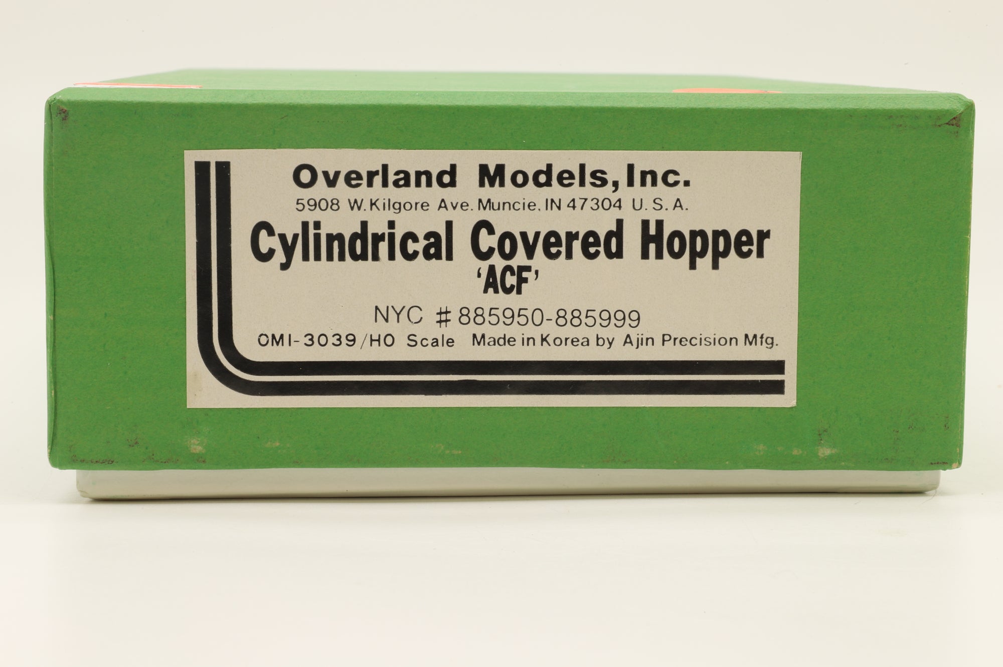 Overland Models HO Brass 3039 ACF Cylindrical Covered Hopper Unpainted