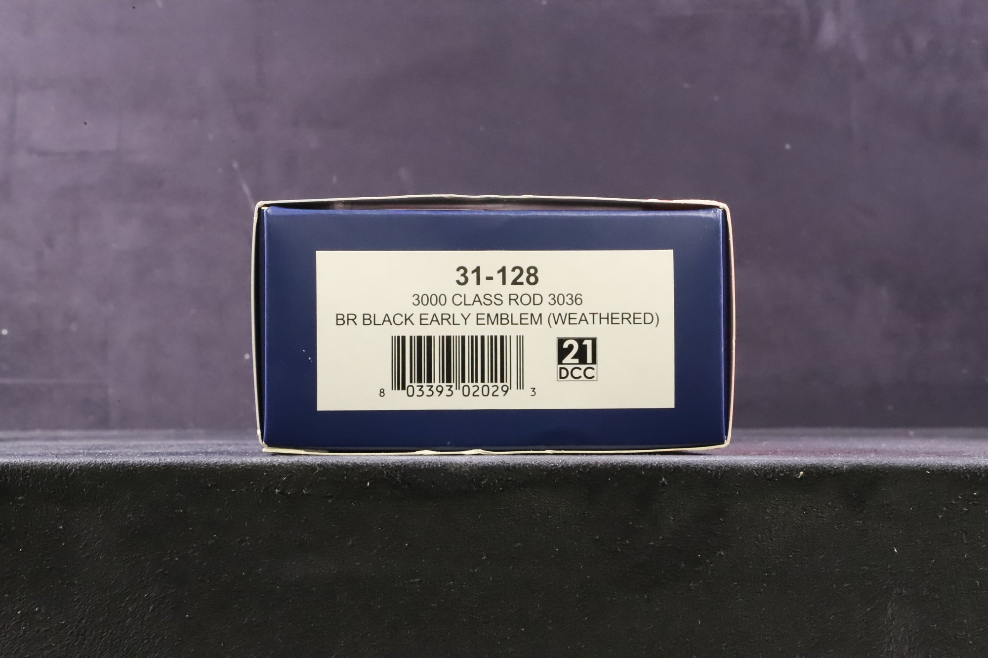 Bachmann OO 31-128 3000 Class ROD No.3036 in BR Black w/ Early Crests - Weathered