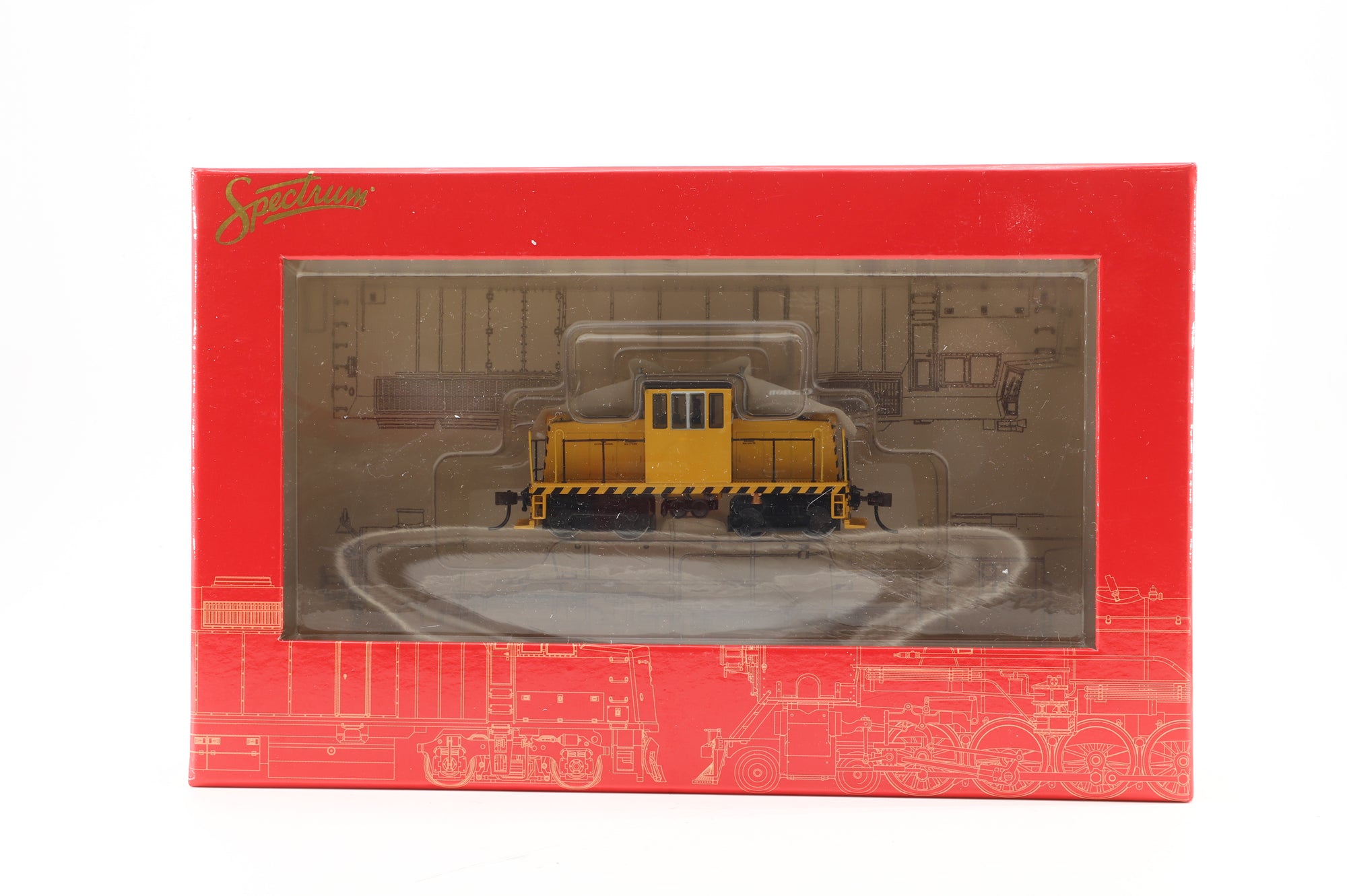 Spectrum HO 85201 GE 45-Ton Switcher Painted Unlettered Yellow & Black, DCC Fitted