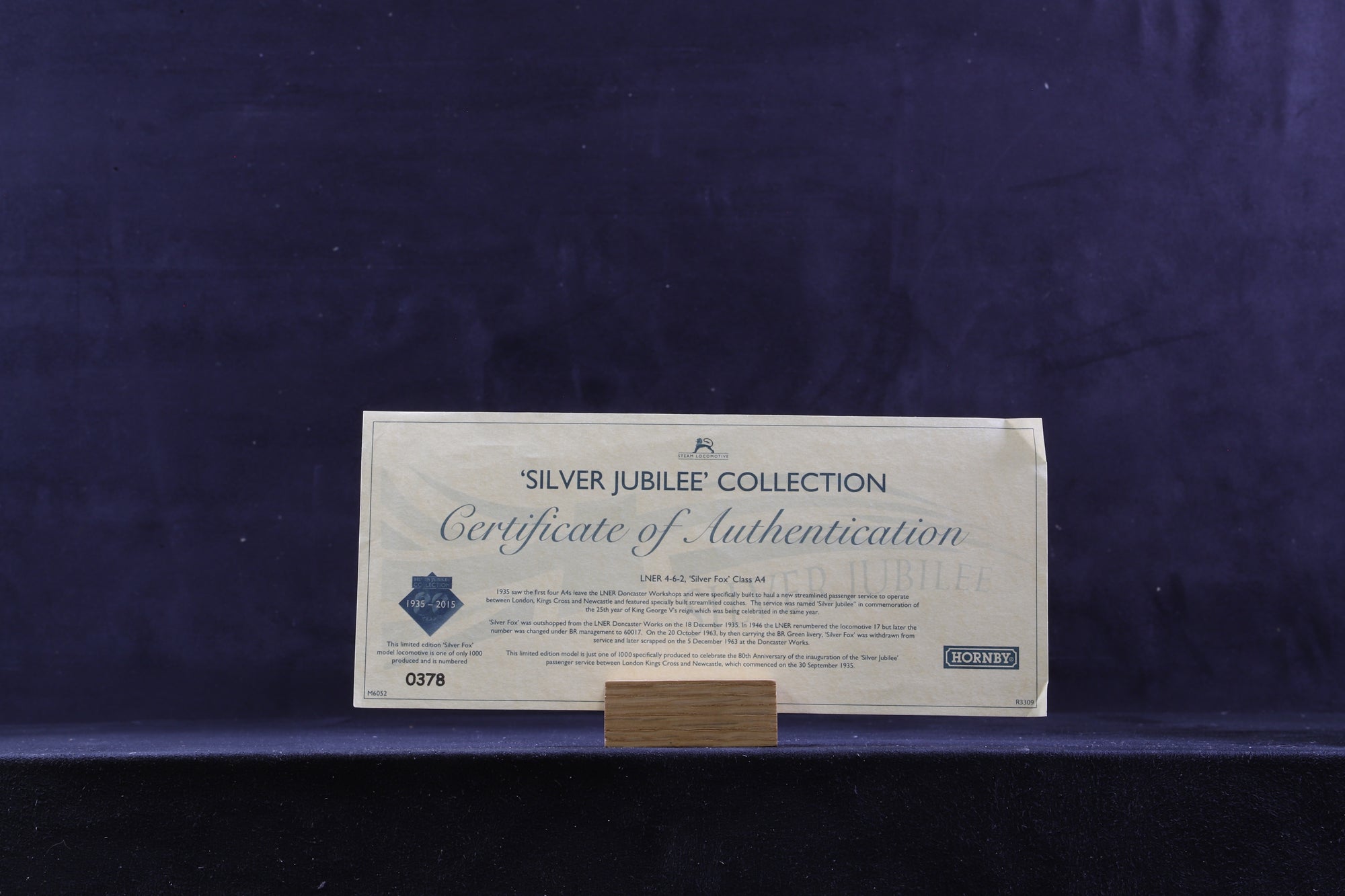 Hornby OO R3337 The Silver Jubilee Collection  80th Anniversary Ltd Ed 378/ 1000 4 Loco Set