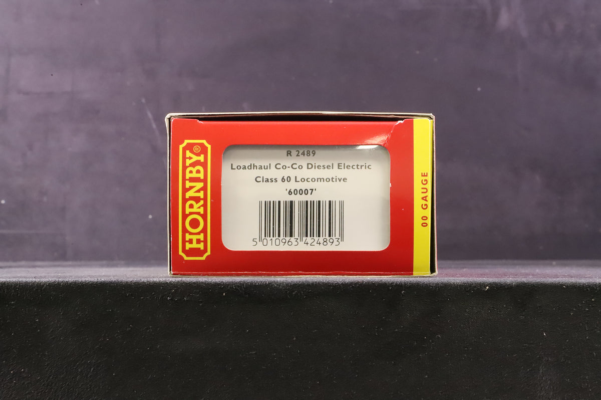 Hornby OO R2489 Class 60 60007 in Loadhaul Black/Orange