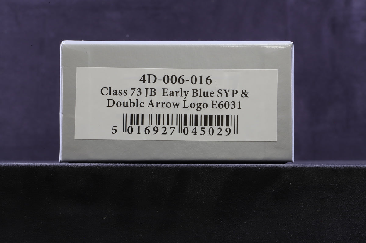 Dapol OO 4D-006-016 Class 73 &#39;E6031&#39; Double Arrow Logo BR Blue SYP DCC Sound