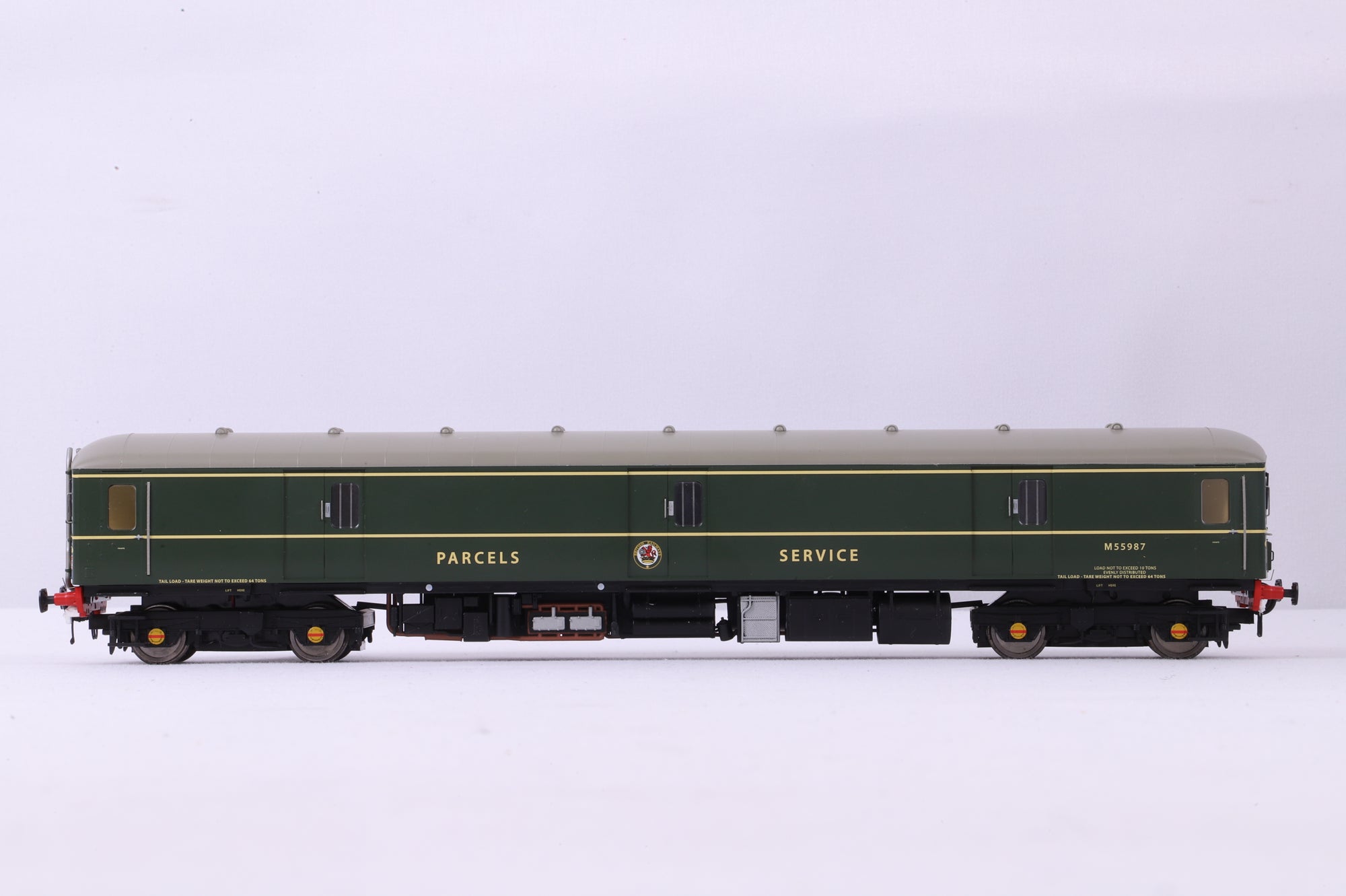 Heljan OO 89901 Class 128 DPU M55987 in BR Parcels Service Green